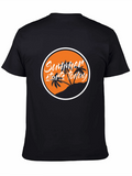 Summer Starts Today Graphic Black T-Shirt
