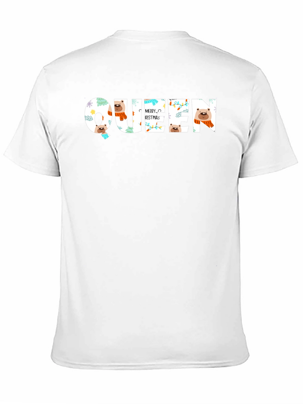 Queen Merry Christmas Graphic T-Shirt