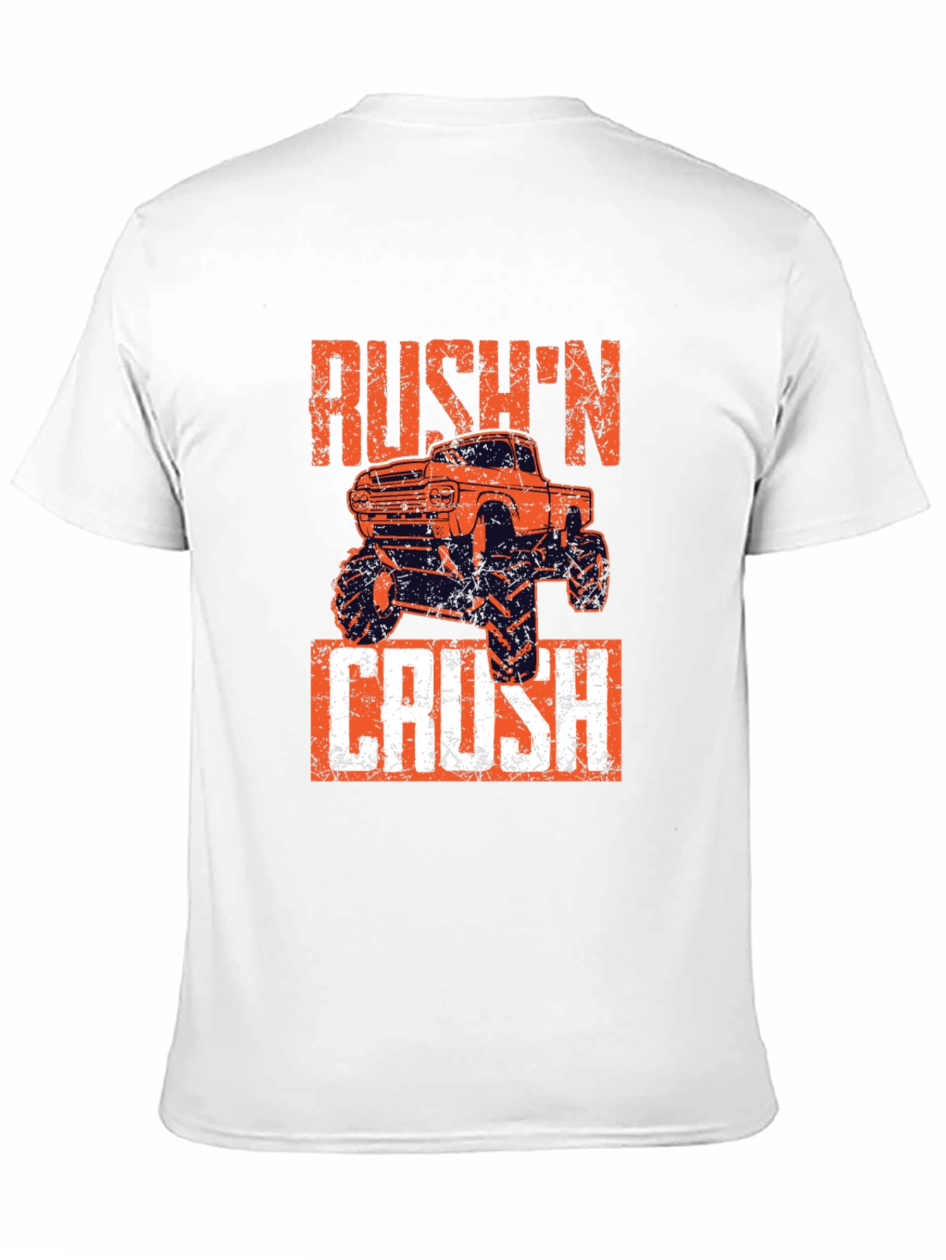 Rushn Crush Monster Truck Graphic Tee - Black