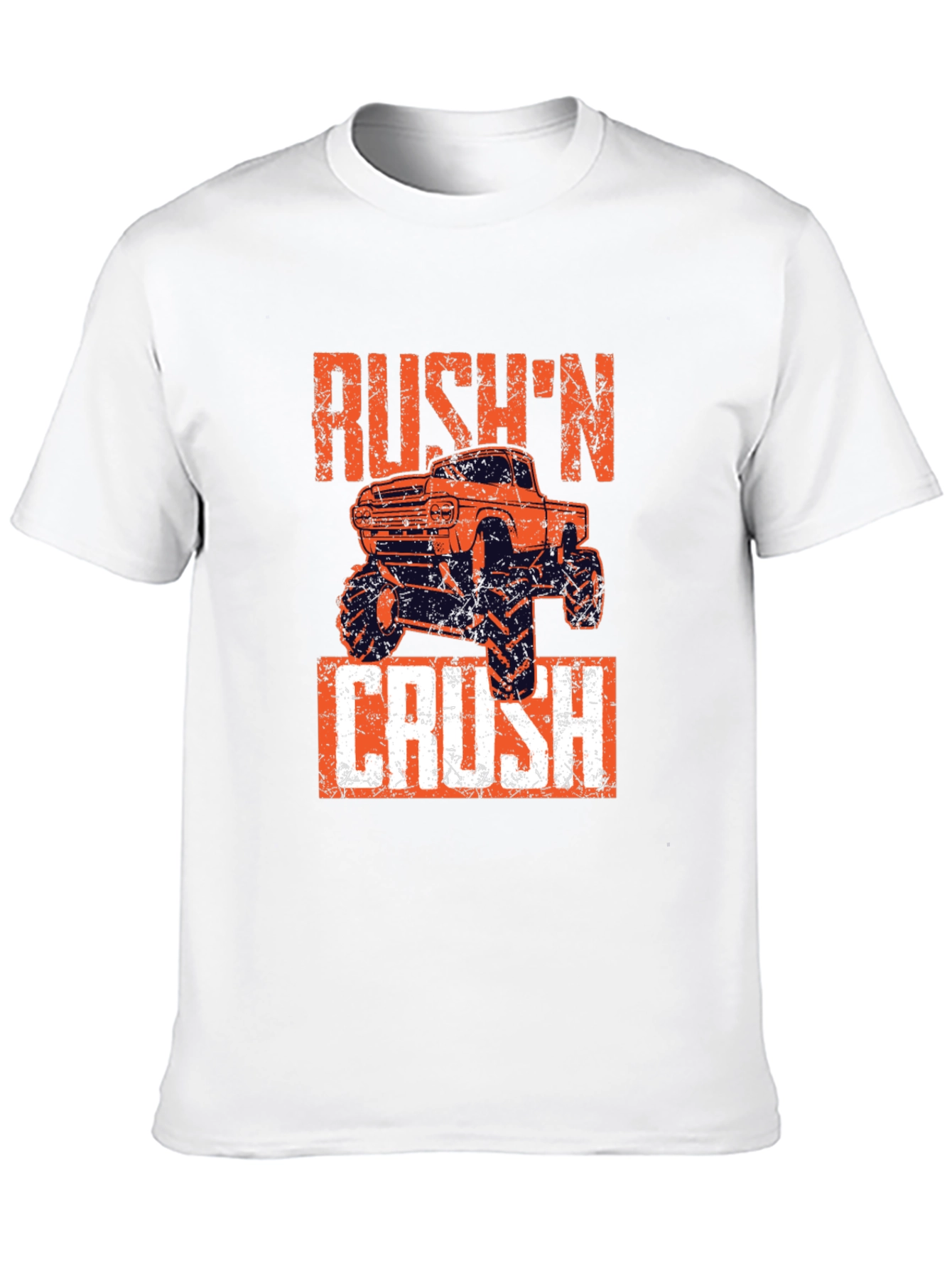 Rushn Crush Monster Truck Graphic Tee - Black