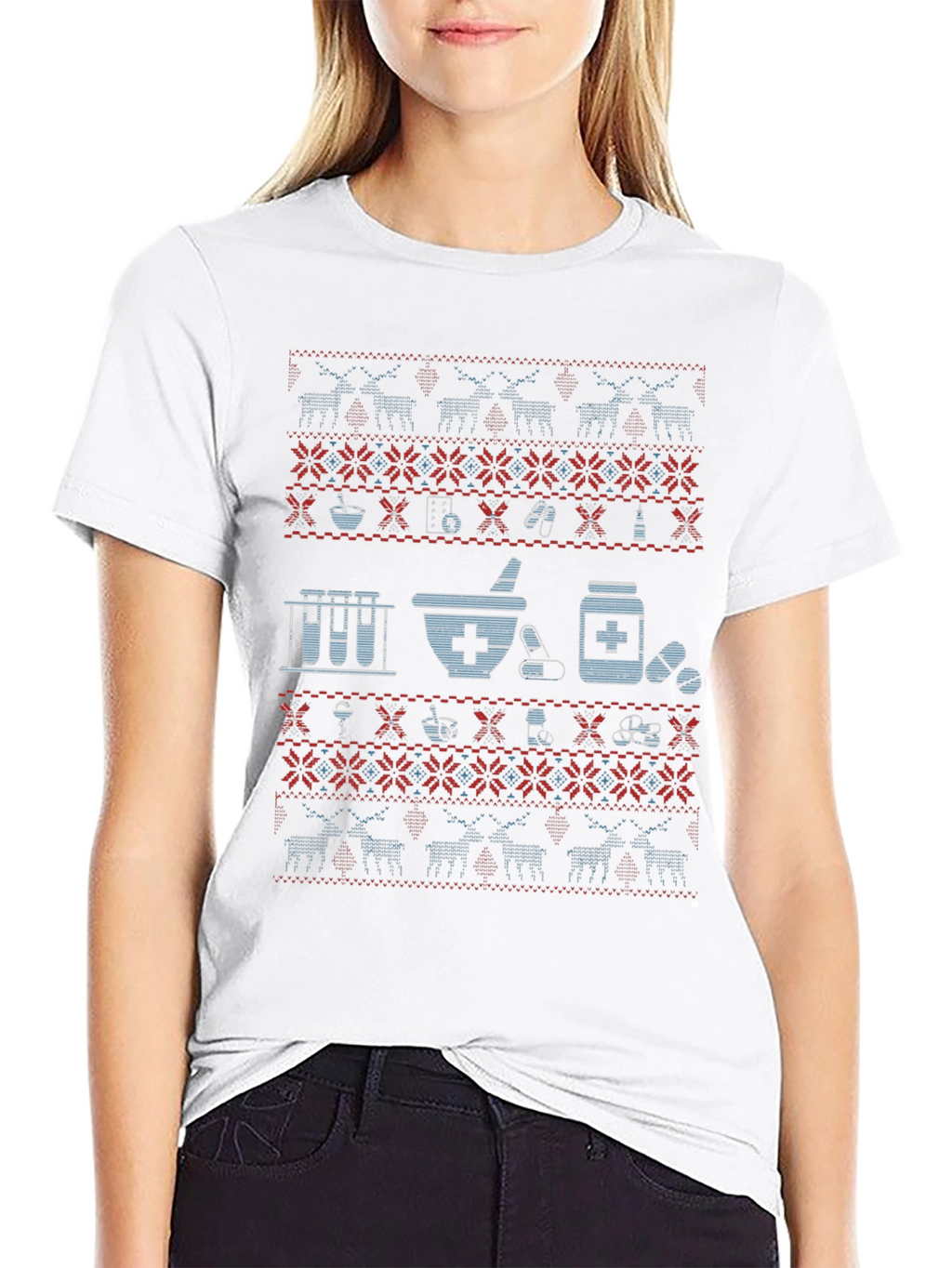Pharmacy Ugly Christmas Sweater T-Shirt