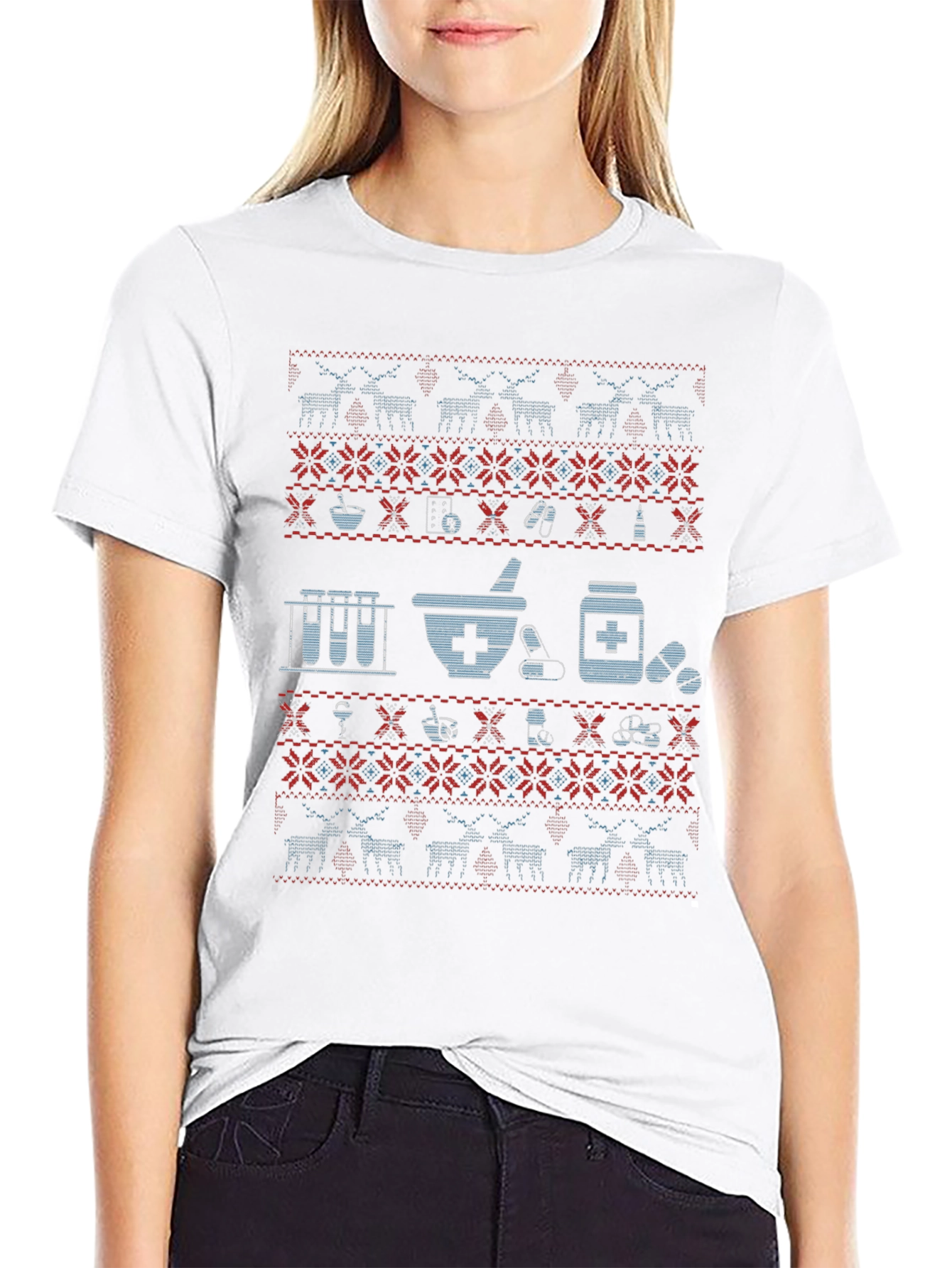 Pharmacy Ugly Christmas Sweater T-Shirt