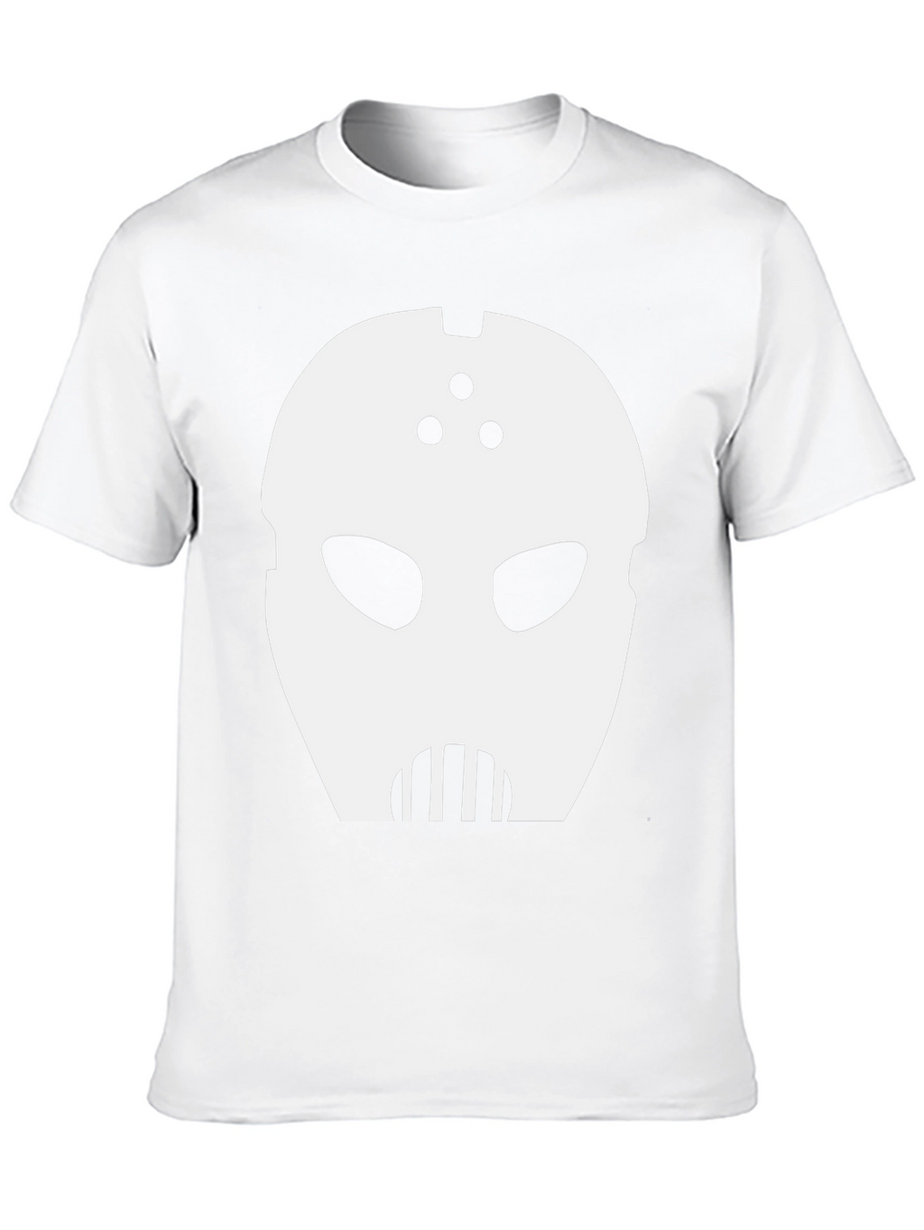 Mystery Mask Graphic Tee - Black Cotton Blend