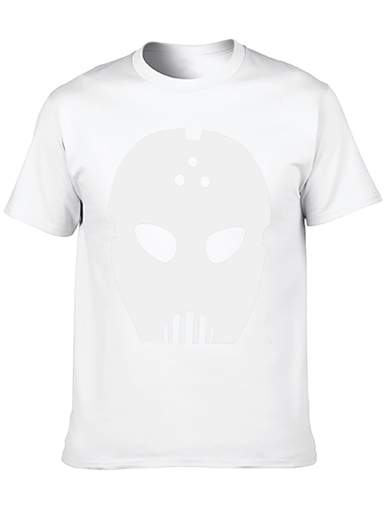 Mystery Mask Graphic Tee - Black Cotton Blend
