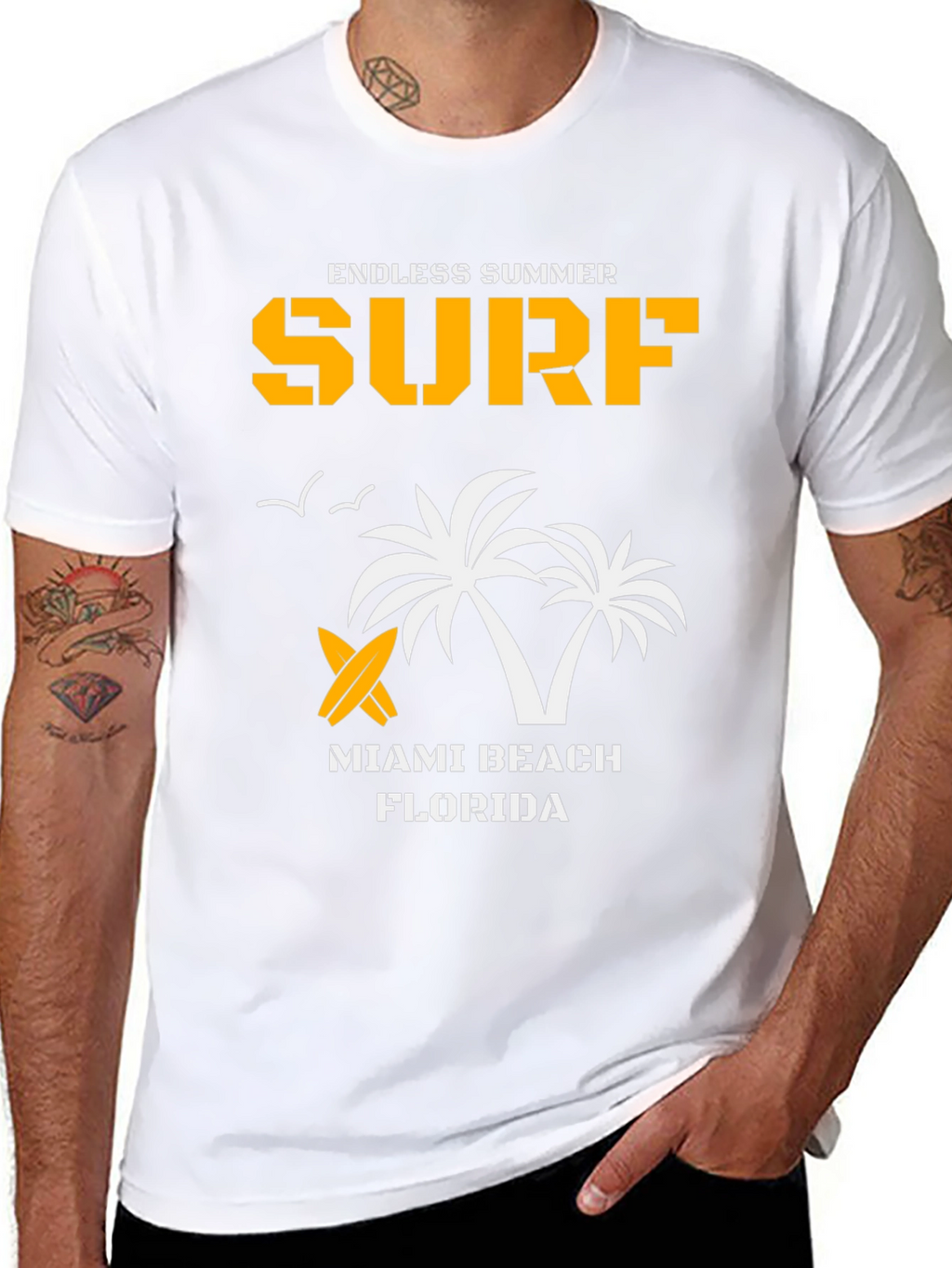 Endless Summer Surf T-Shirt - Miami Beach Florida