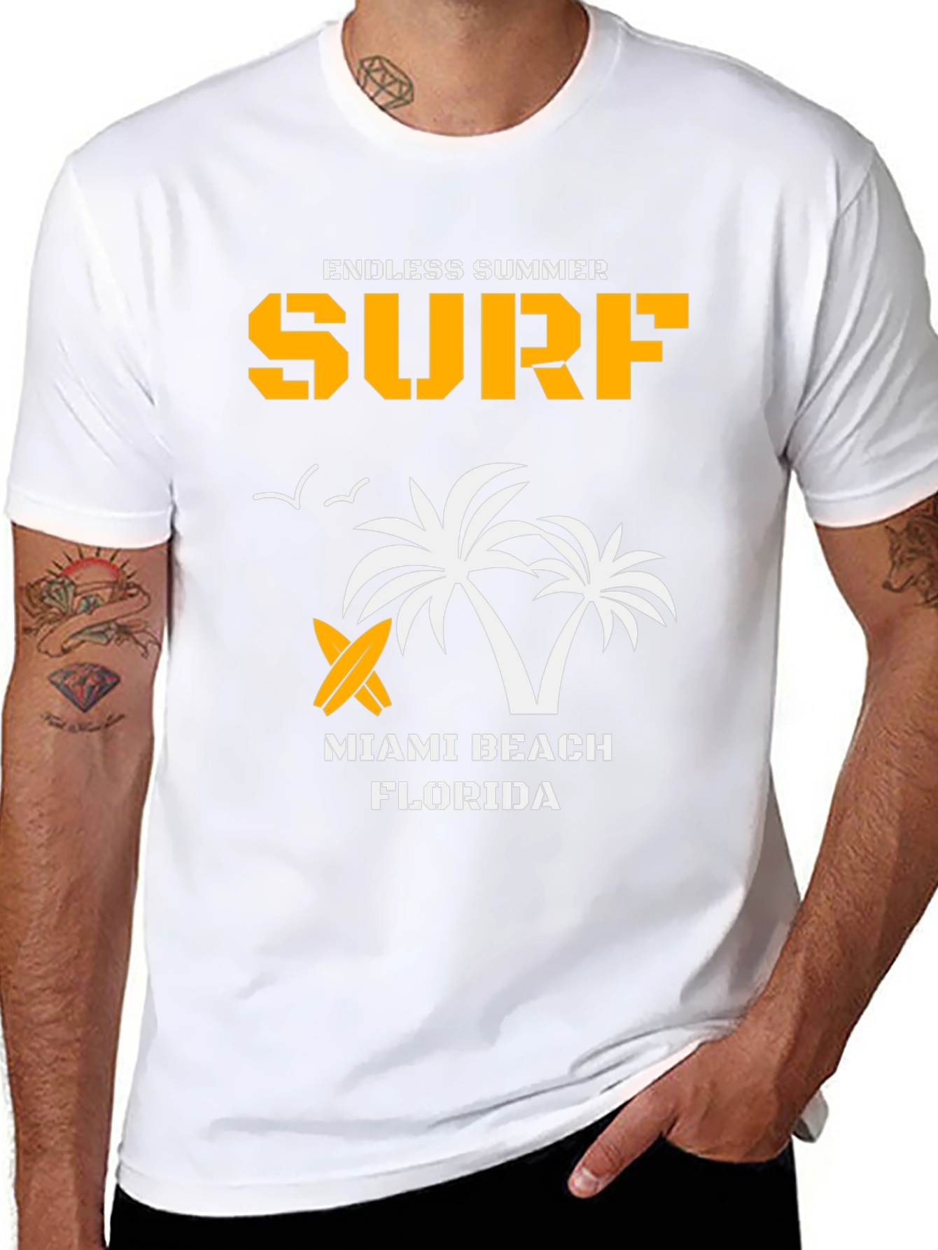 Endless Summer Surf T-Shirt - Miami Beach Florida