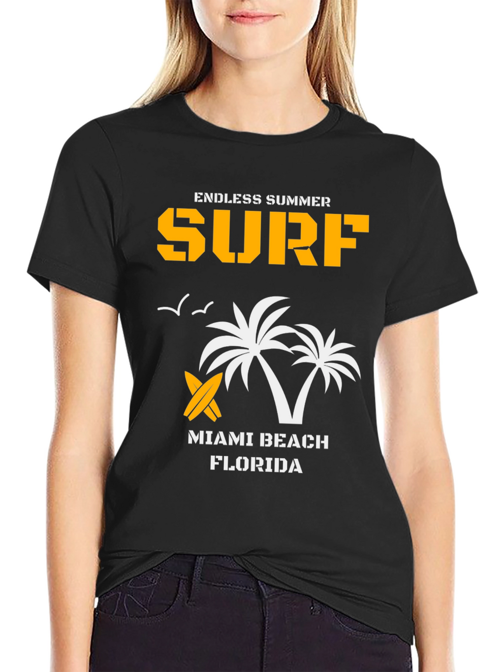Endless Summer Surf T-Shirt - Miami Beach Florida