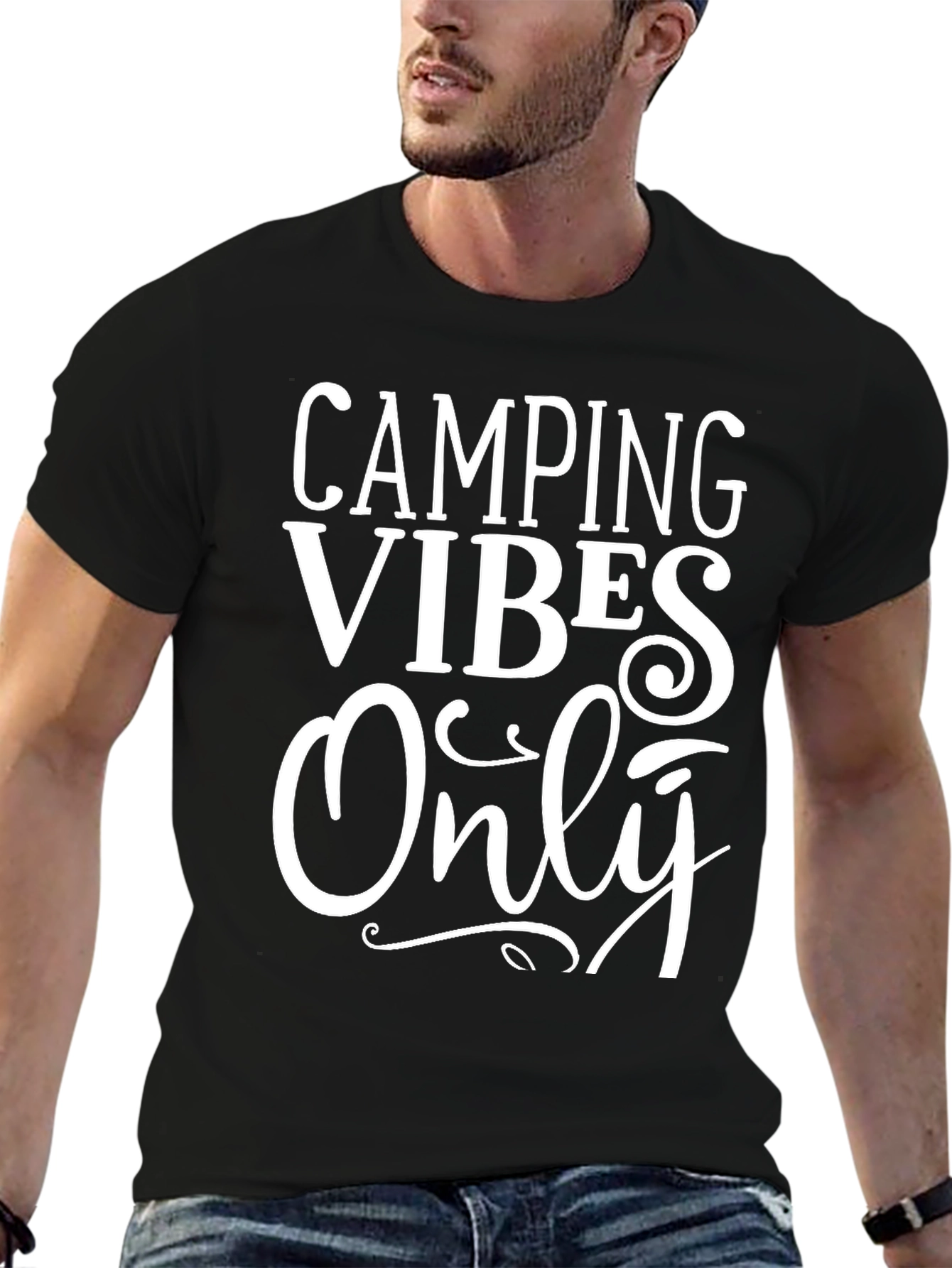 Camping Vibes Only Graphic Tee