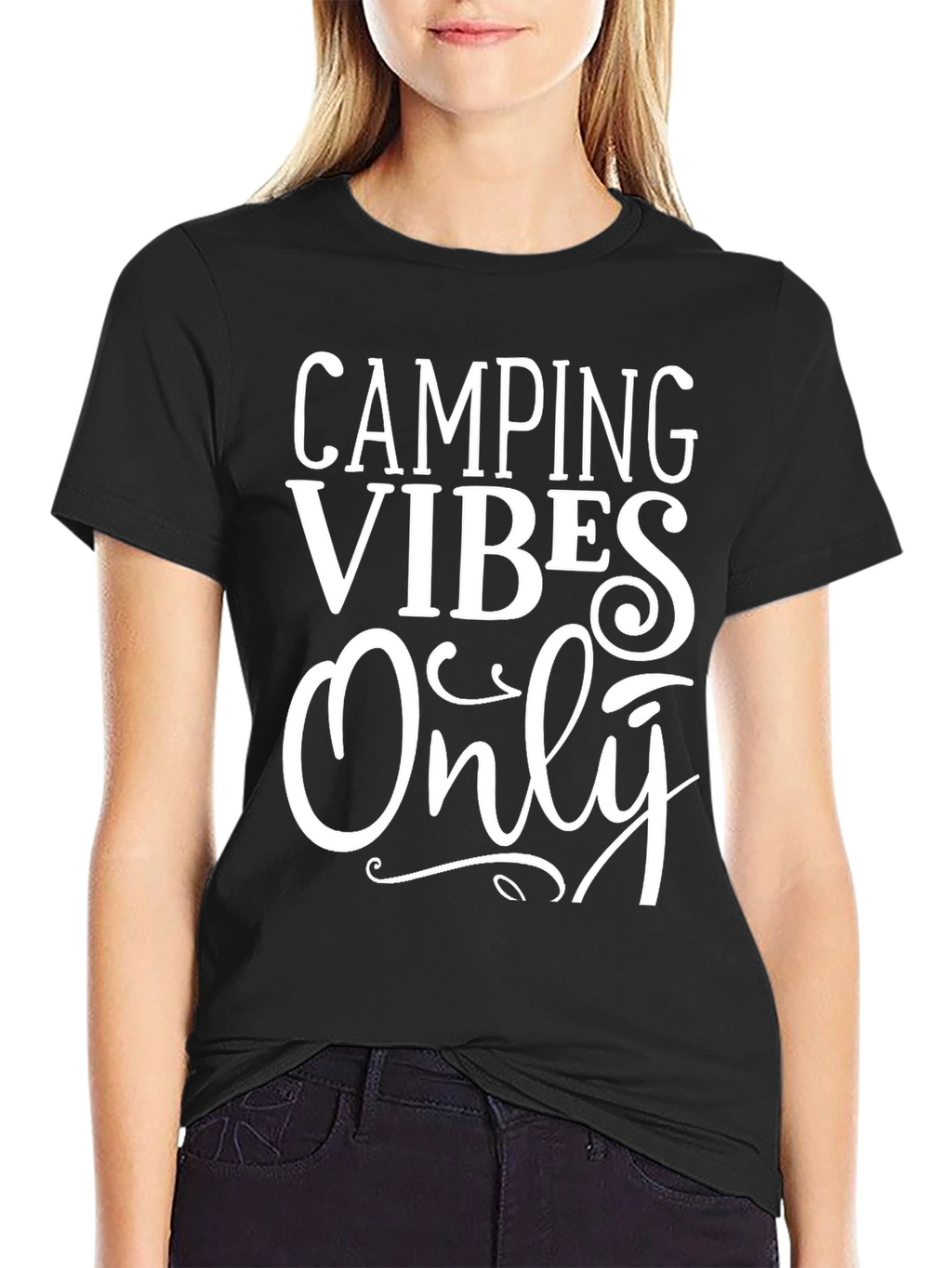 Camping Vibes Only Graphic Tee