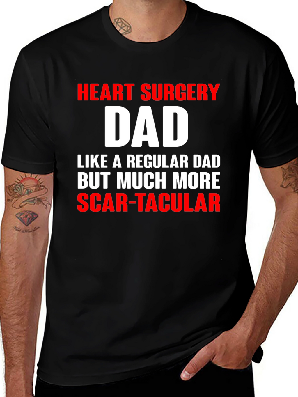 Heart Surgery Dad Funny T-Shirt