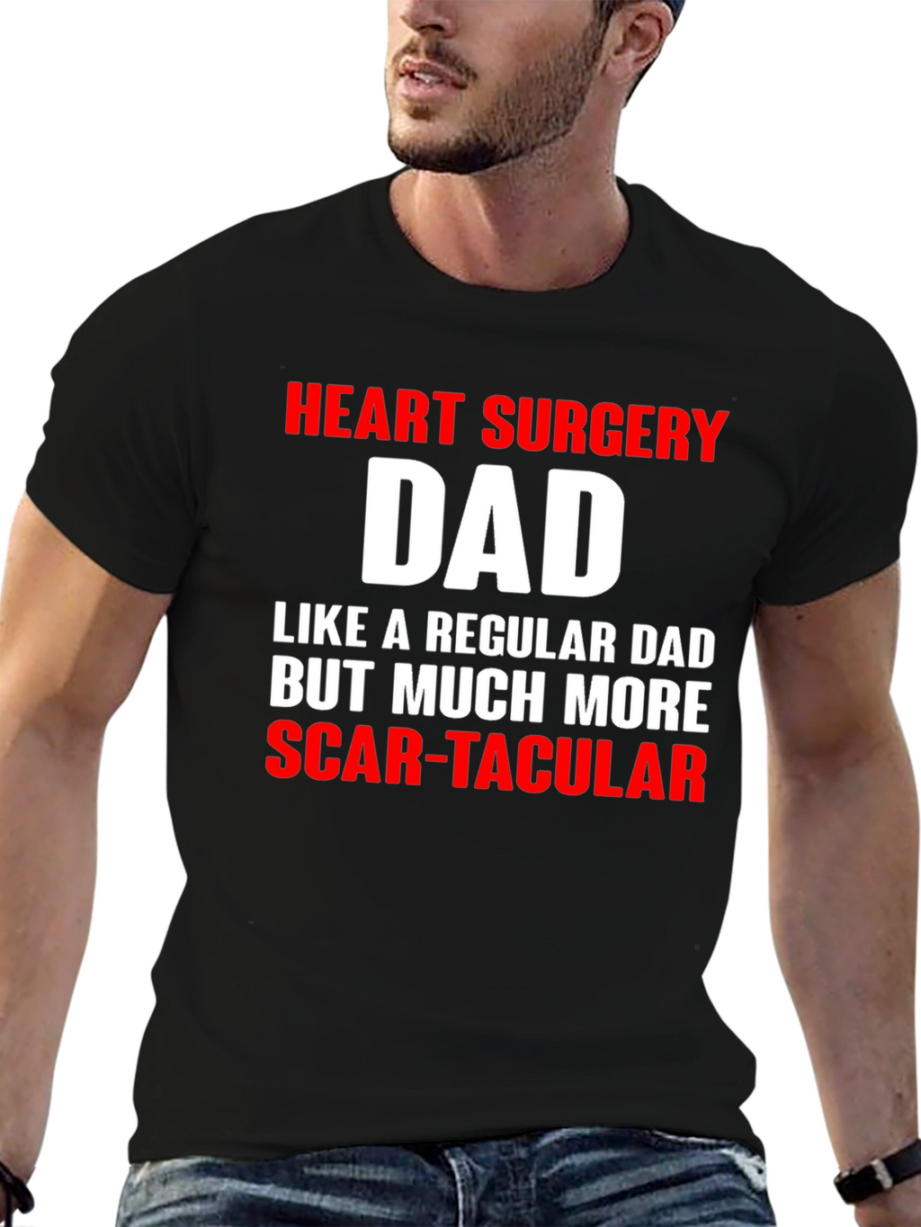 Heart Surgery Dad Funny T-Shirt