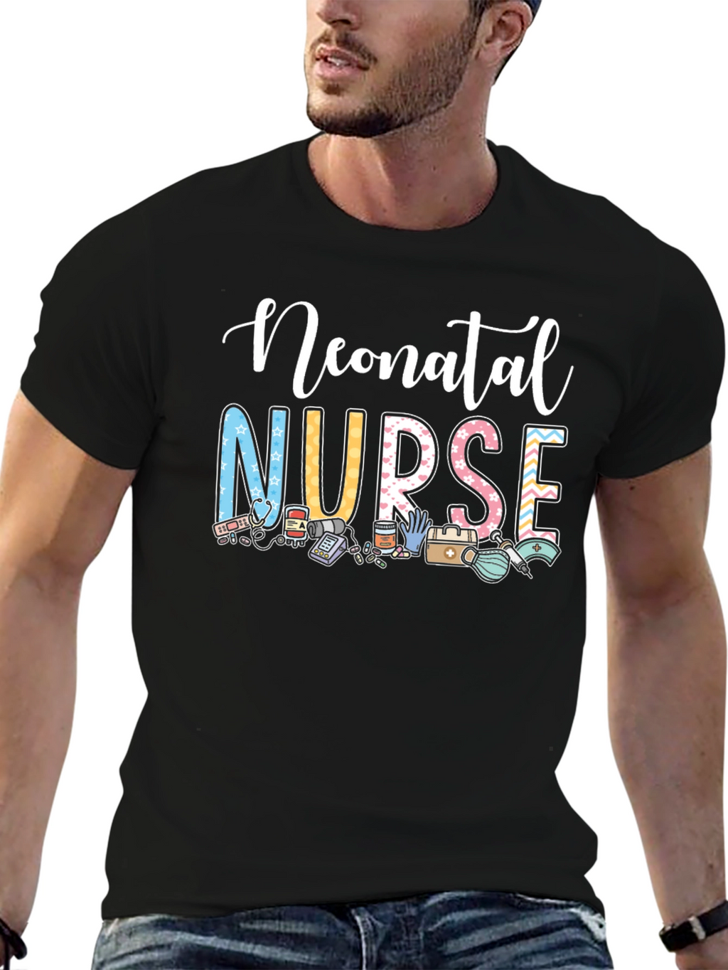 Neonatal Nurse Graphic T-Shirt