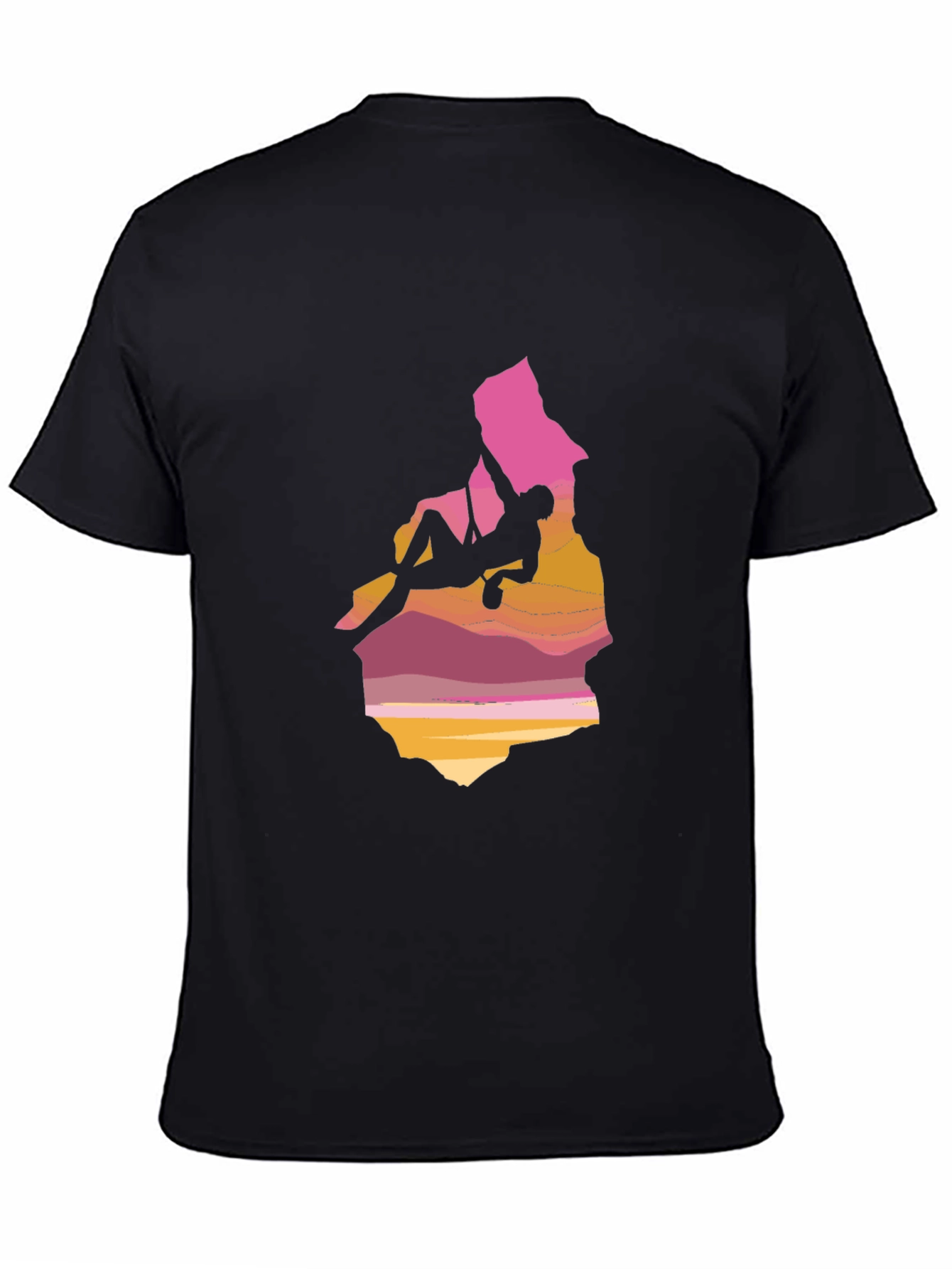 Climber Graphic Tee - Sunset Mountain Design