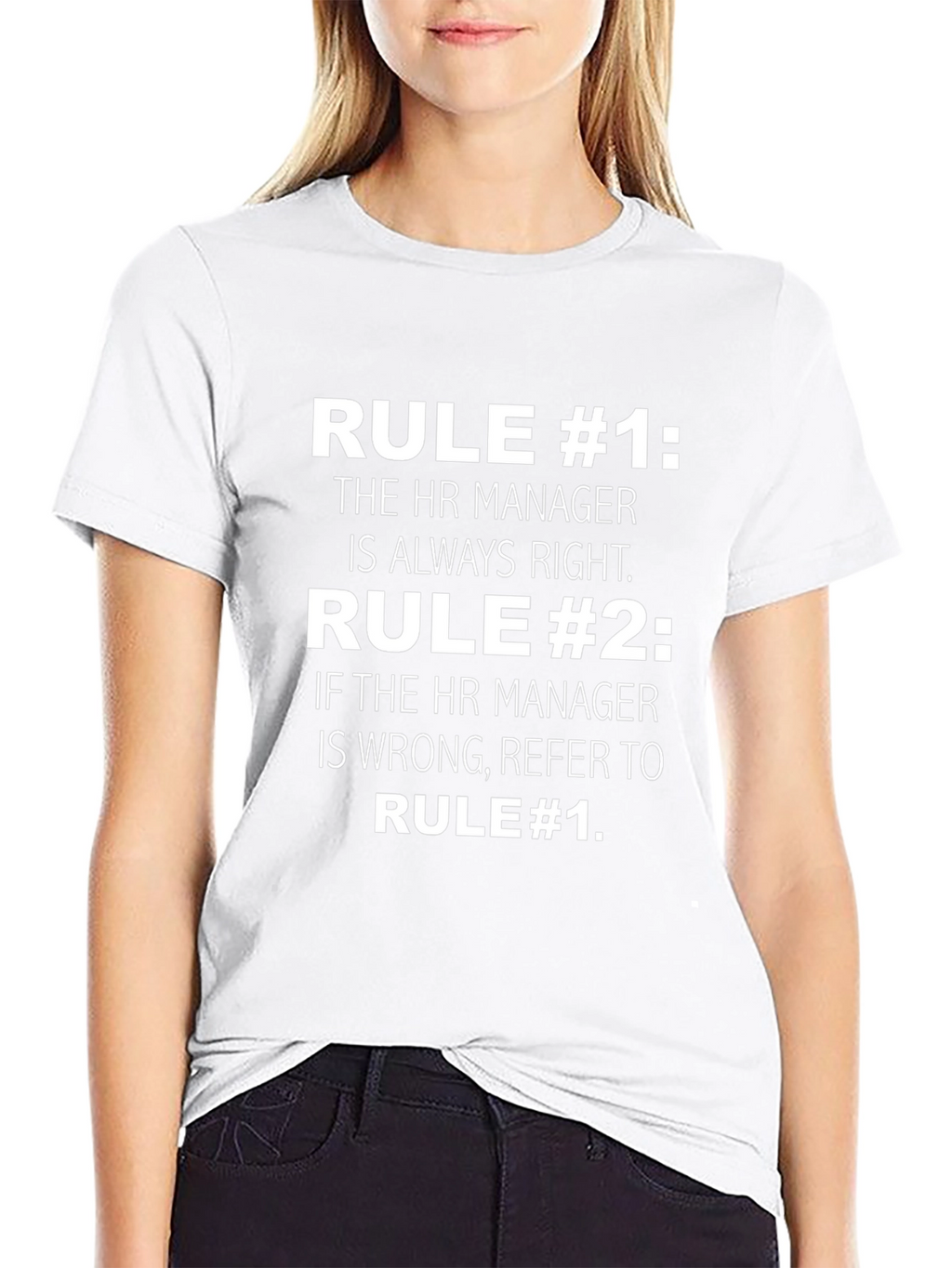 HR Manager Rule T-Shirt - Funny HR Gift
