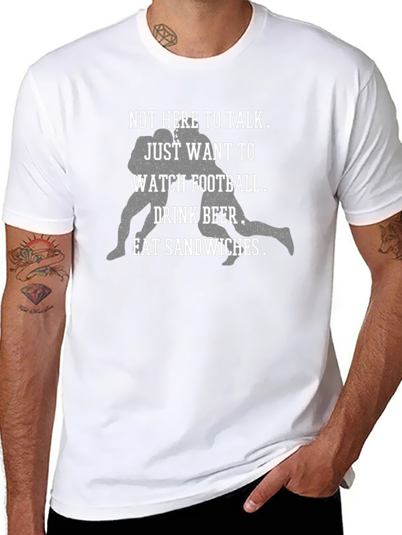 Football Beer & Sandwiches T-Shirt