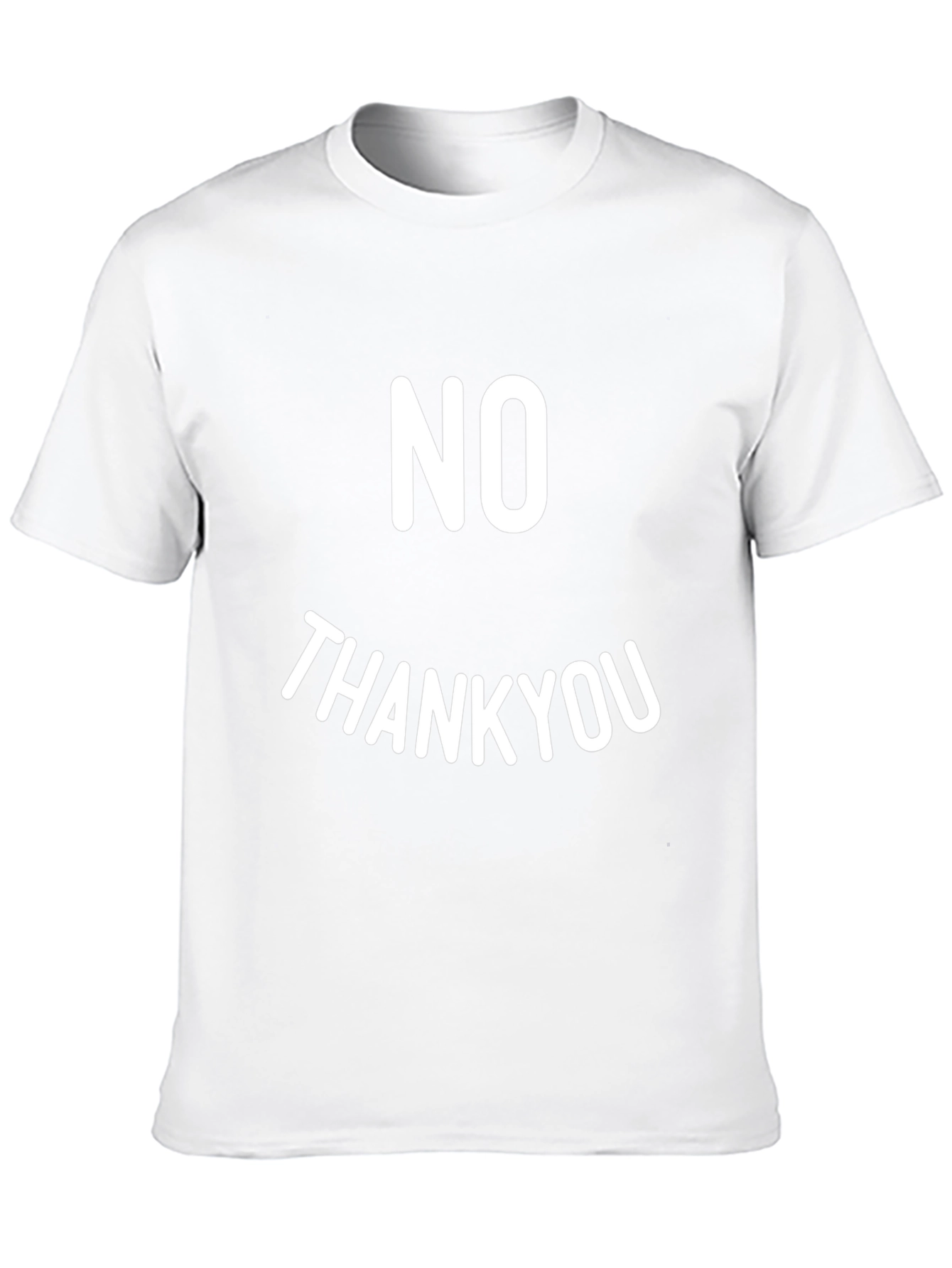 No Thank You Funny Sarcastic Graphic T-Shirt