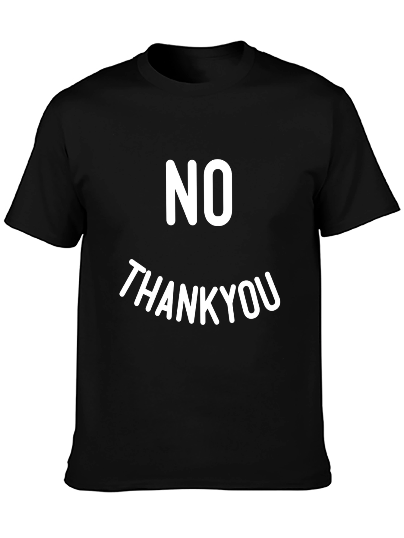 No Thank You Funny Sarcastic Graphic T-Shirt