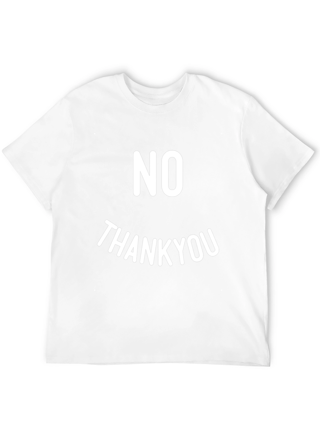 No Thank You Funny Sarcastic Graphic T-Shirt