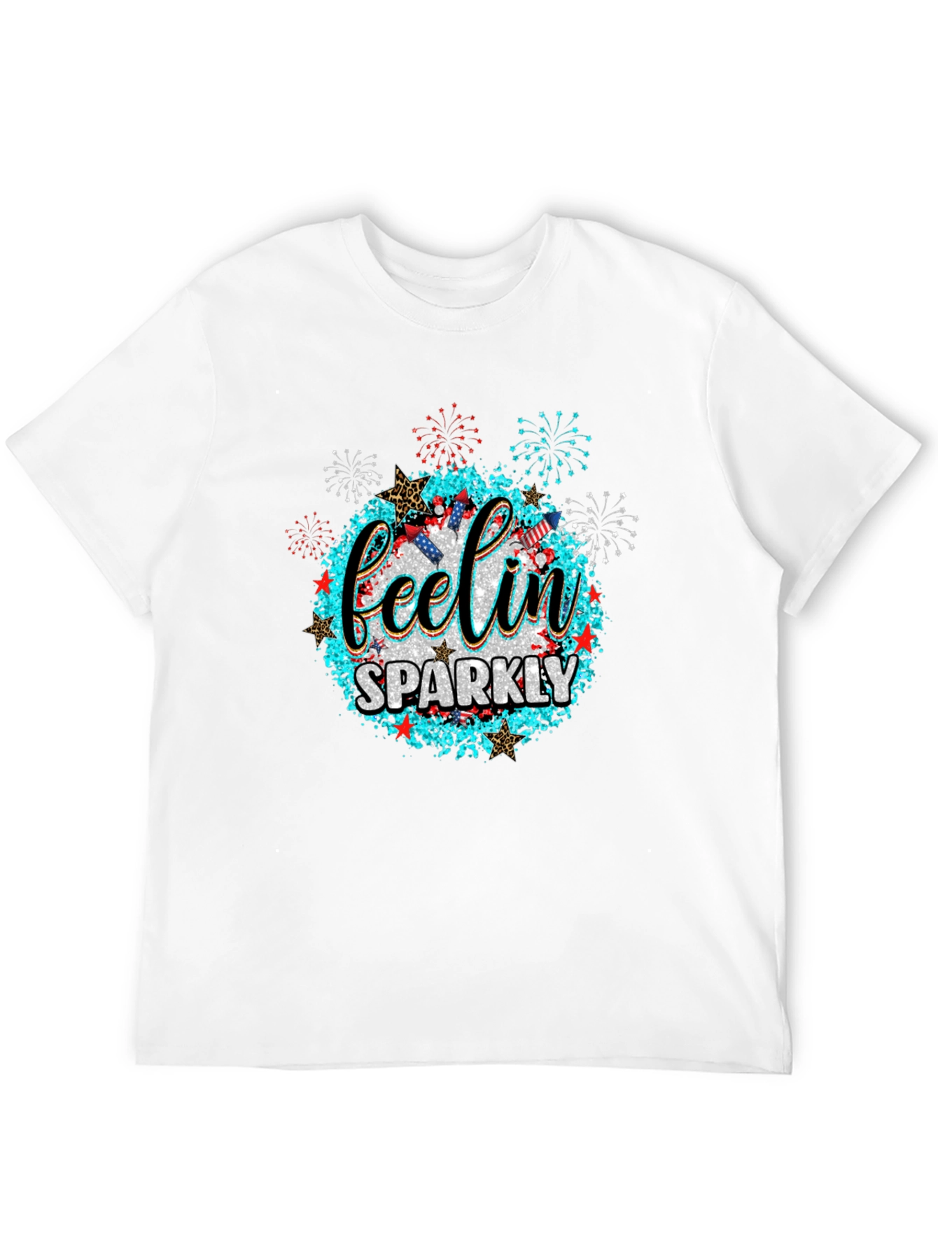 Feelin Sparkly Patriotic Graphic Tee
