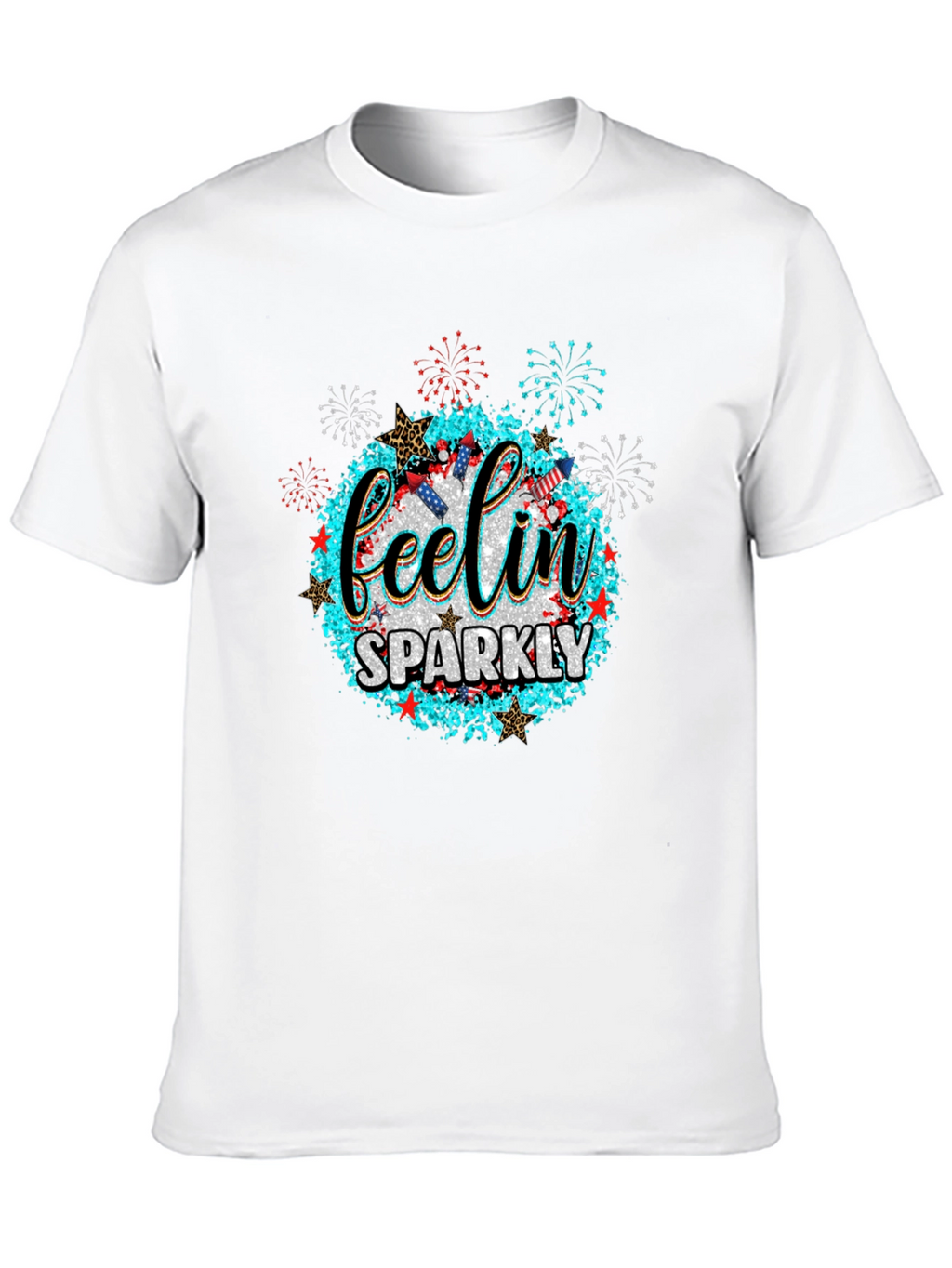 Feelin Sparkly Patriotic Graphic Tee