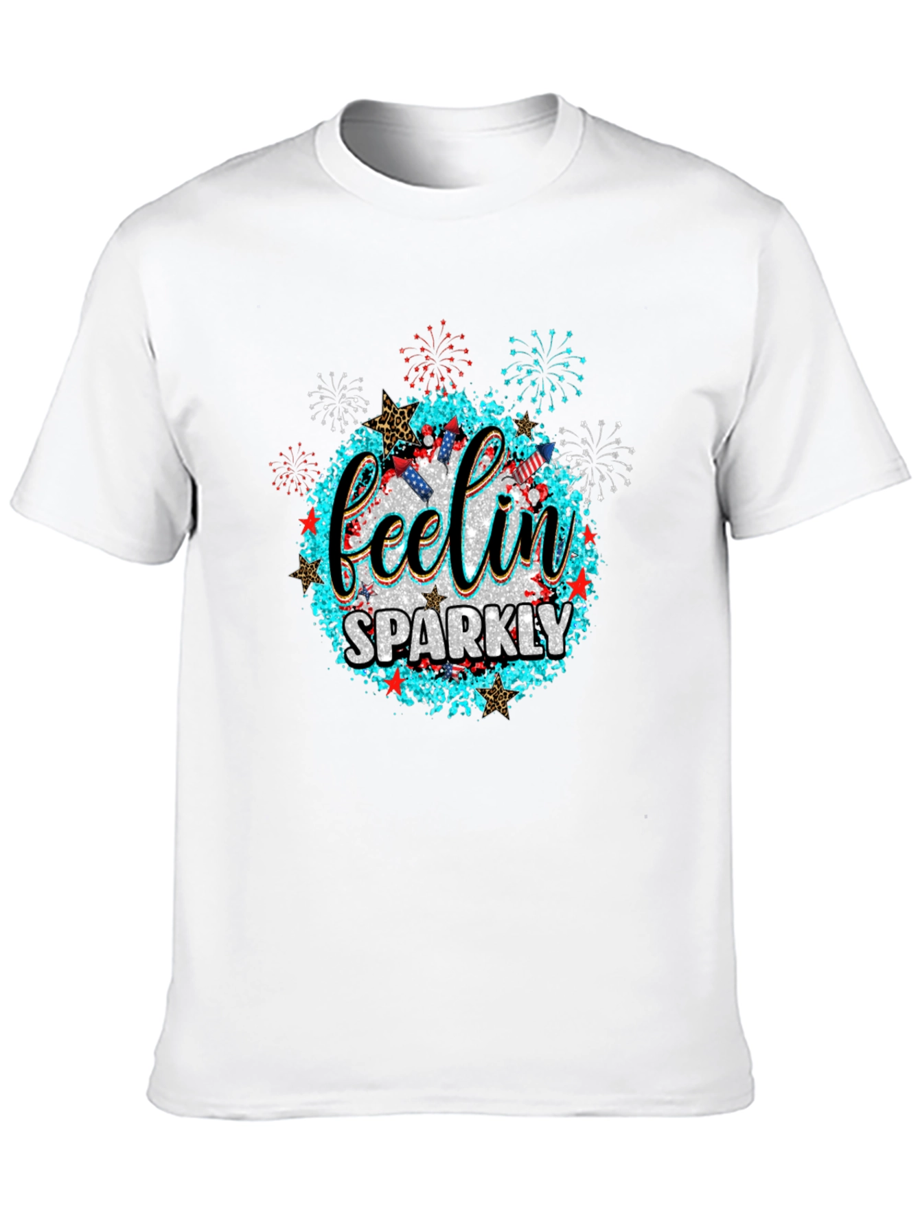 Feelin Sparkly Patriotic Graphic Tee