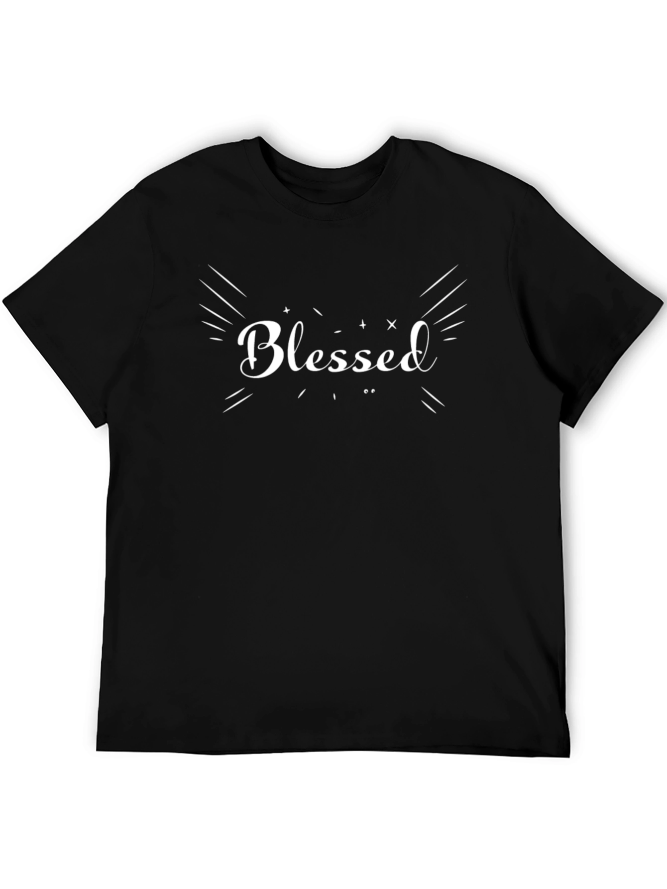 Blessed Graphic Tee - Mens Black T-Shirt