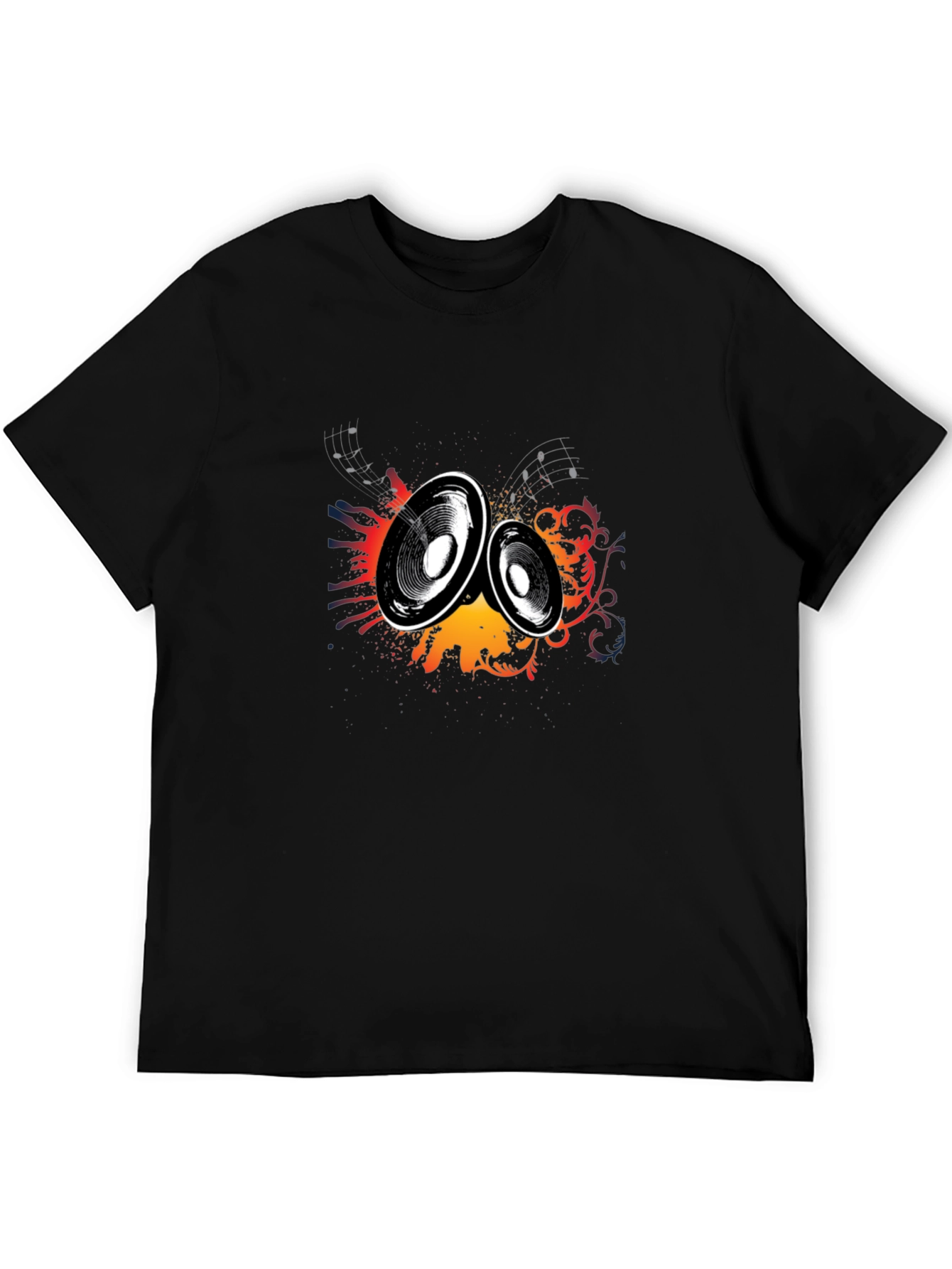 Speaker Graphic Black T-Shirt
