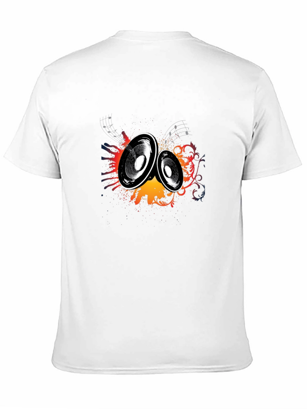 Speaker Graphic Black T-Shirt