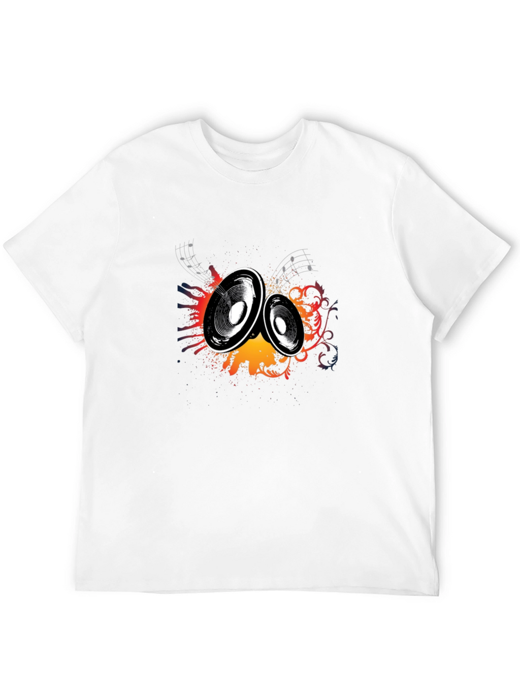 Speaker Graphic Black T-Shirt