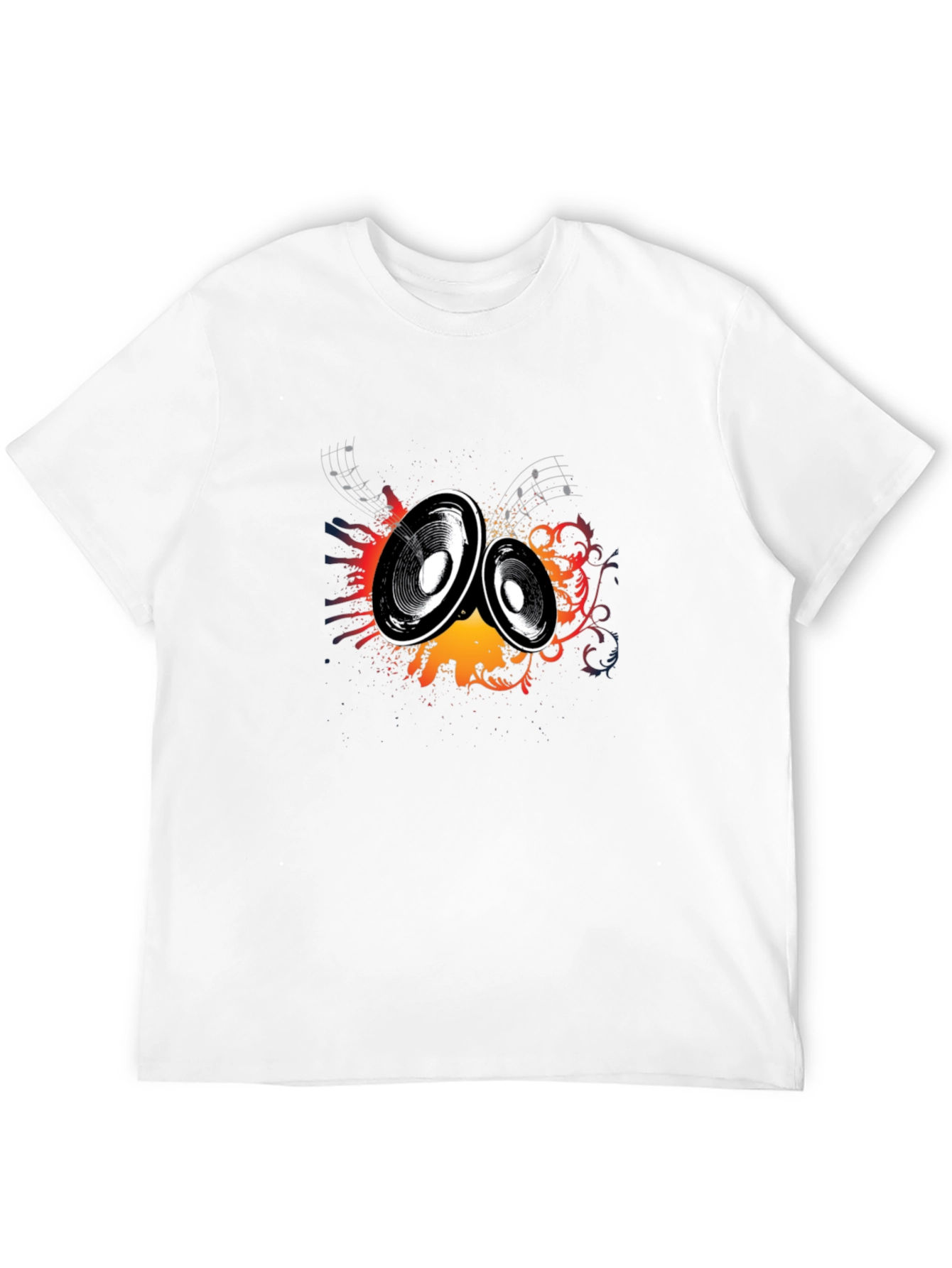 Speaker Graphic Black T-Shirt