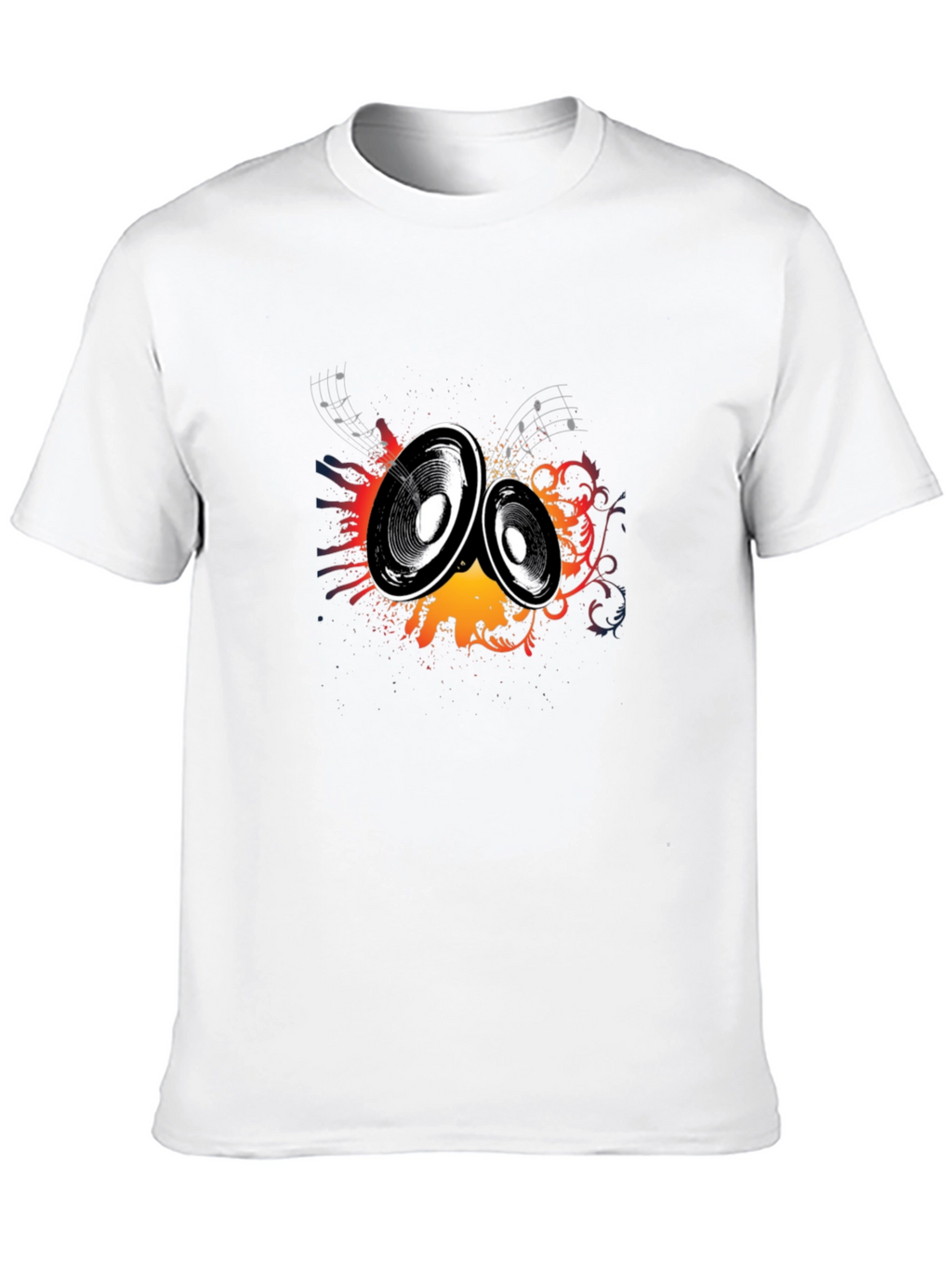 Speaker Graphic Black T-Shirt