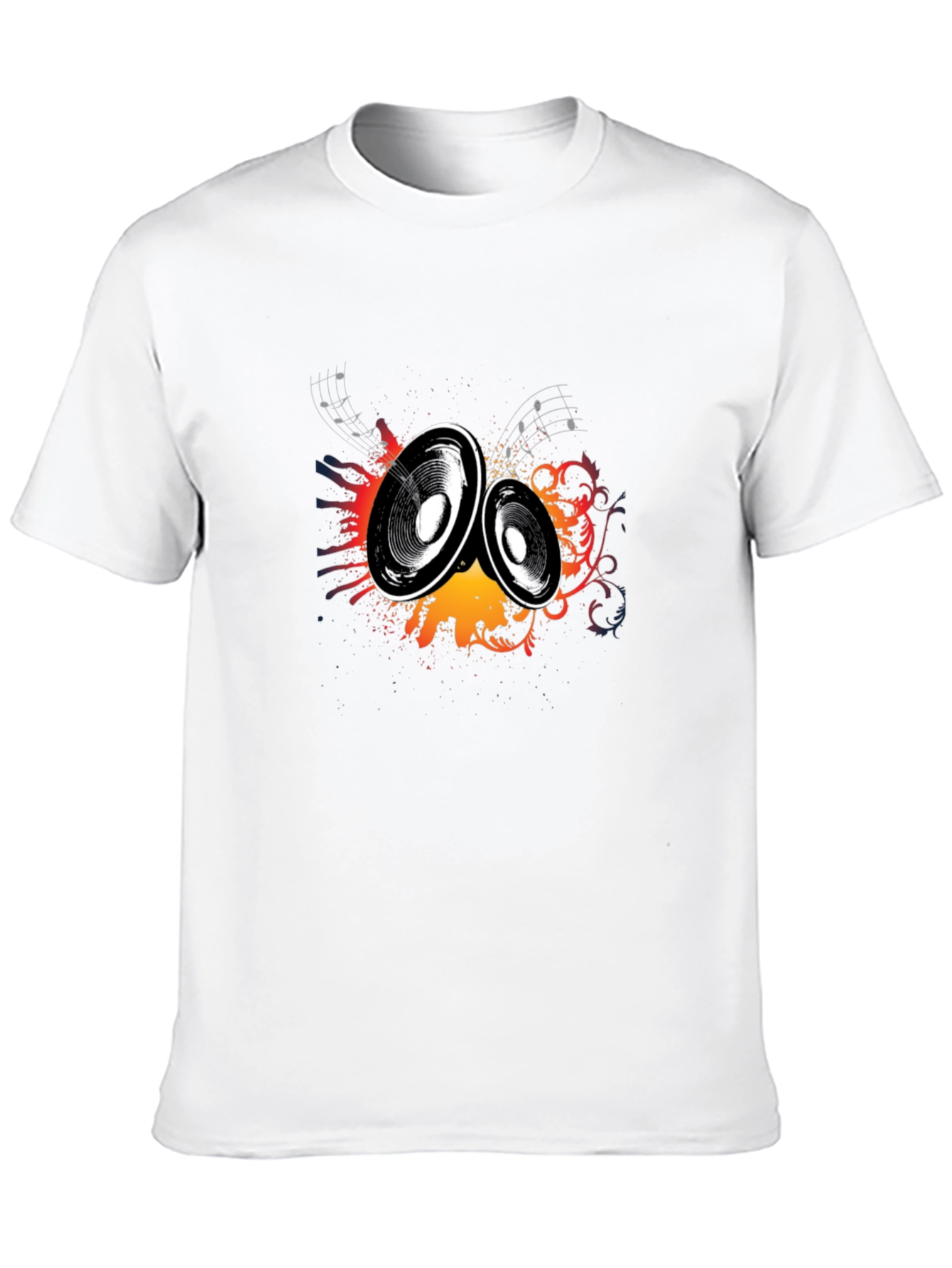 Speaker Graphic Black T-Shirt