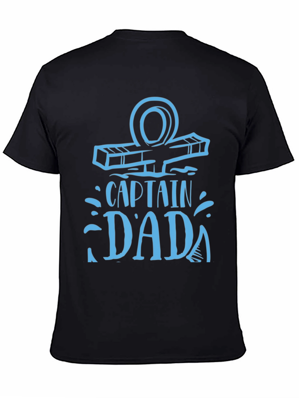 Captain Dada Black Graphic Tee
