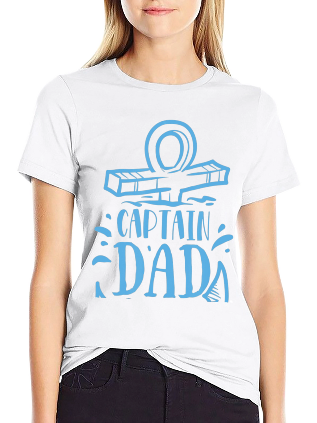 Captain Dada Black Graphic Tee