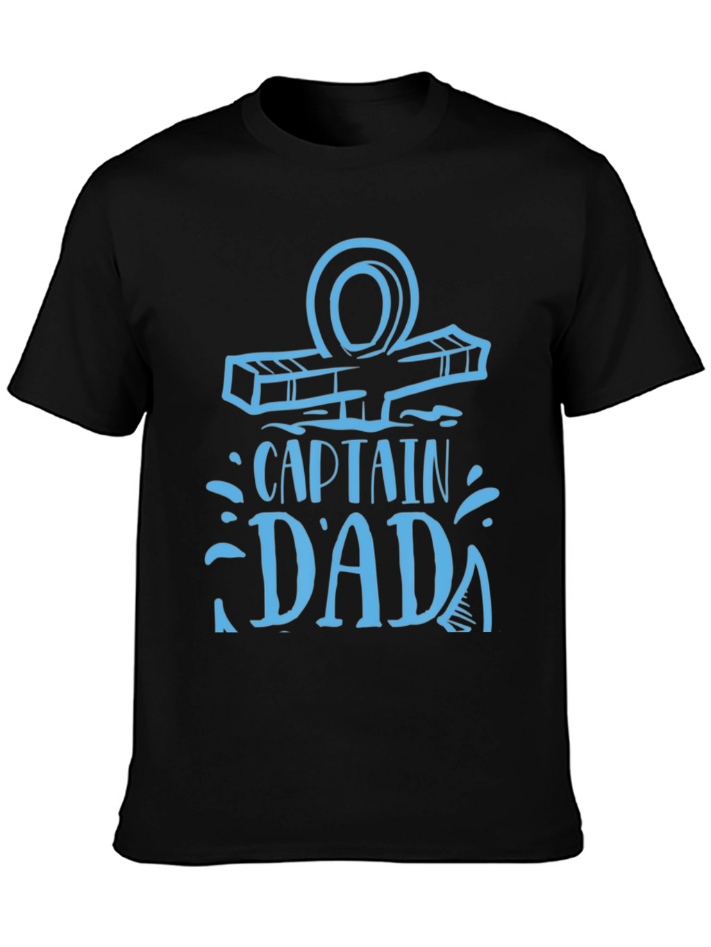 Captain Dada Black Graphic Tee