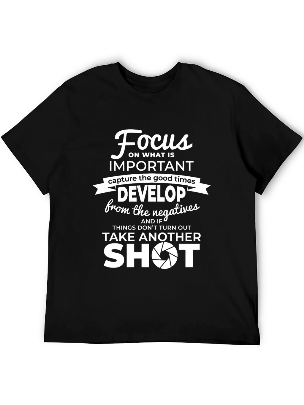 Focus Photography T-Shirt: Take Another Shot Tee