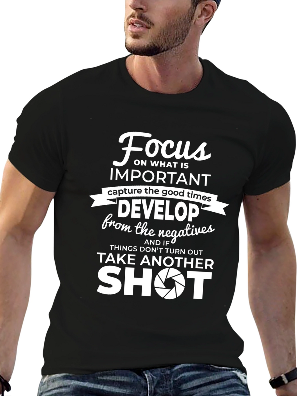 Focus Photography T-Shirt: Take Another Shot Tee