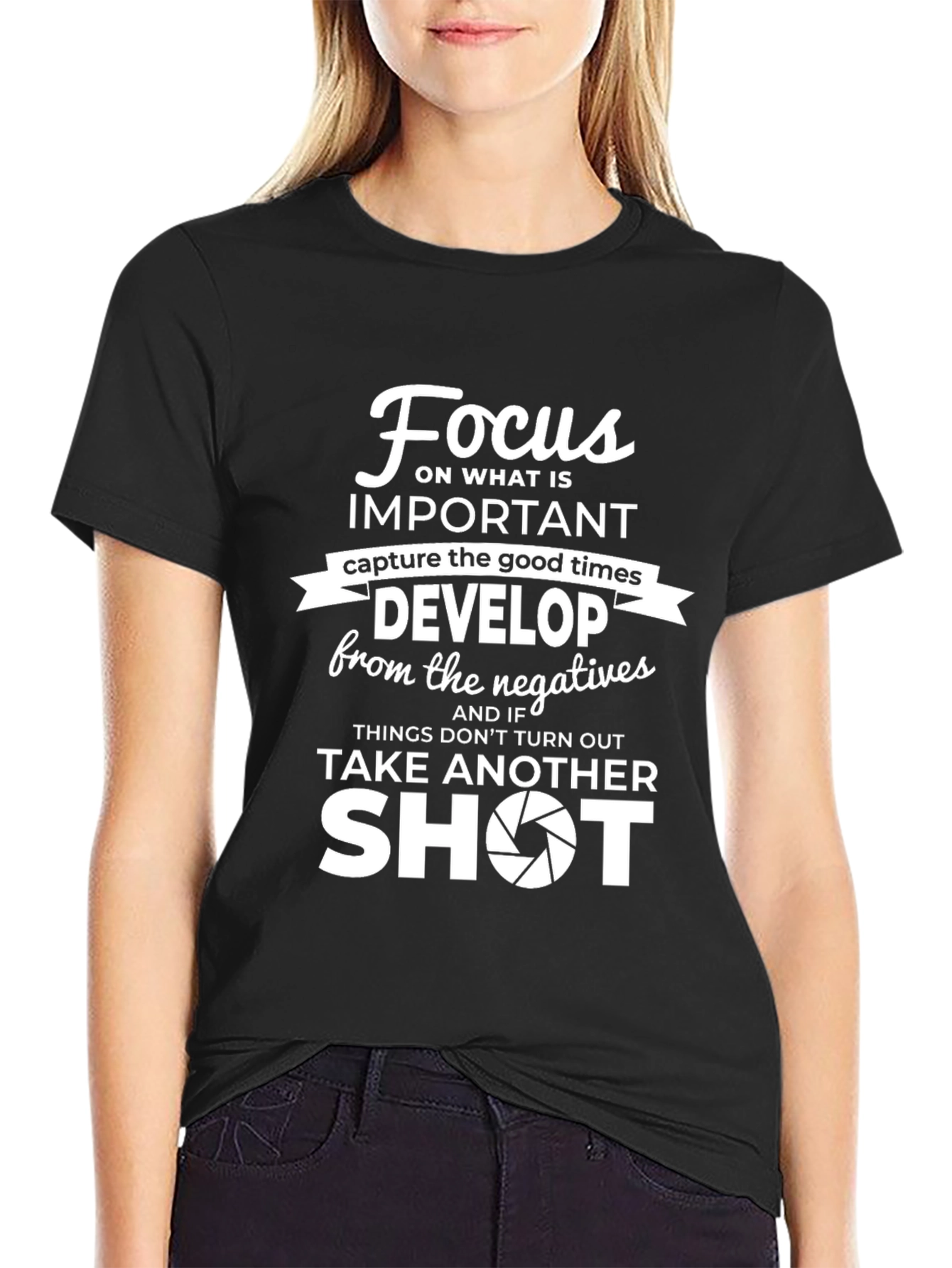 Focus Photography T-Shirt: Take Another Shot Tee