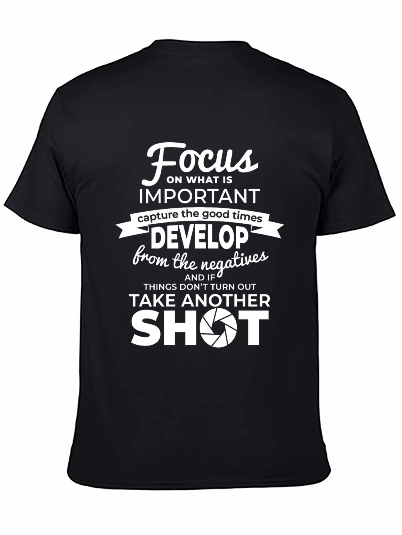 Focus Photography T-Shirt: Take Another Shot Tee
