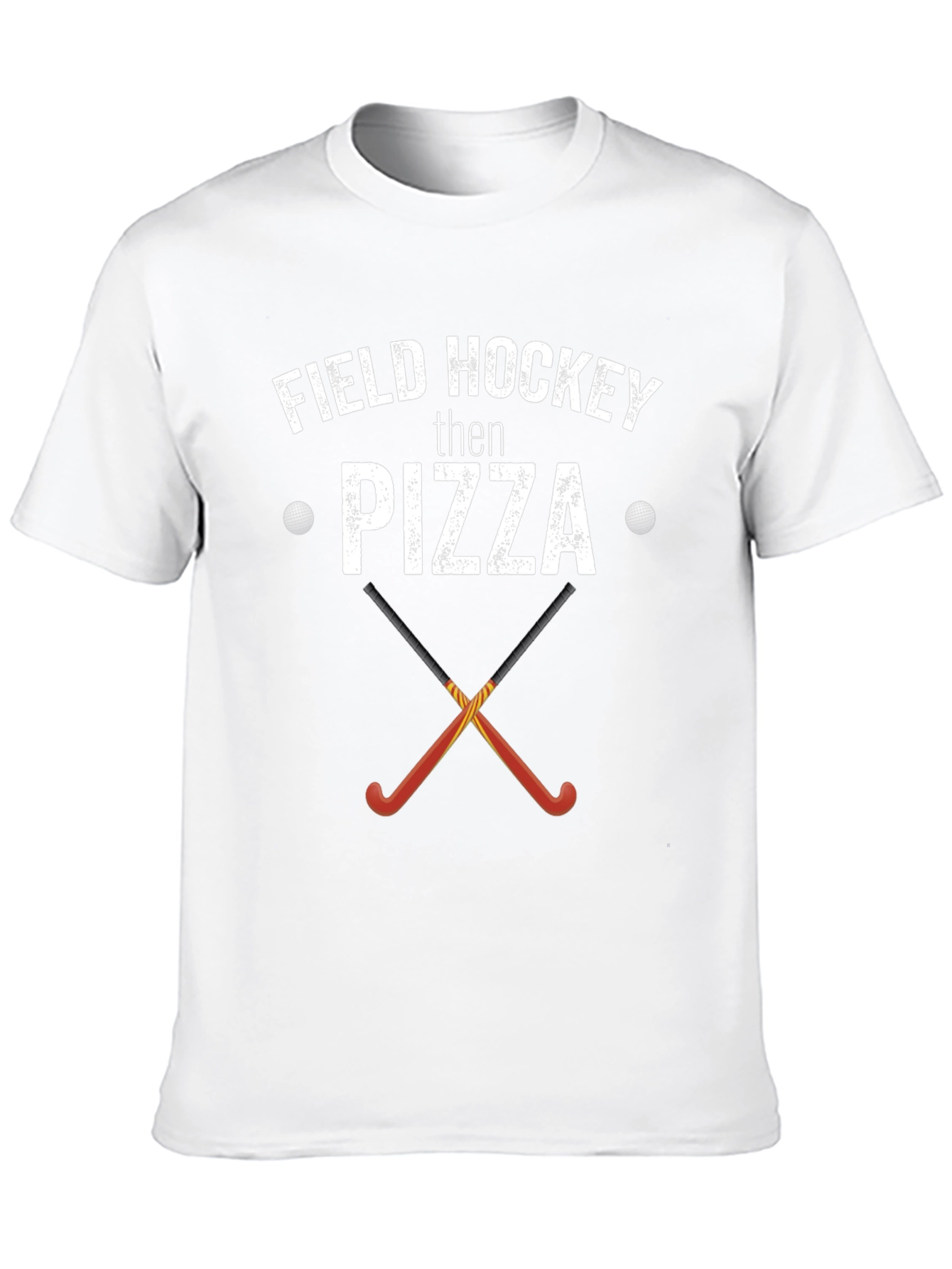Field Hockey Then Pizza T-Shirt