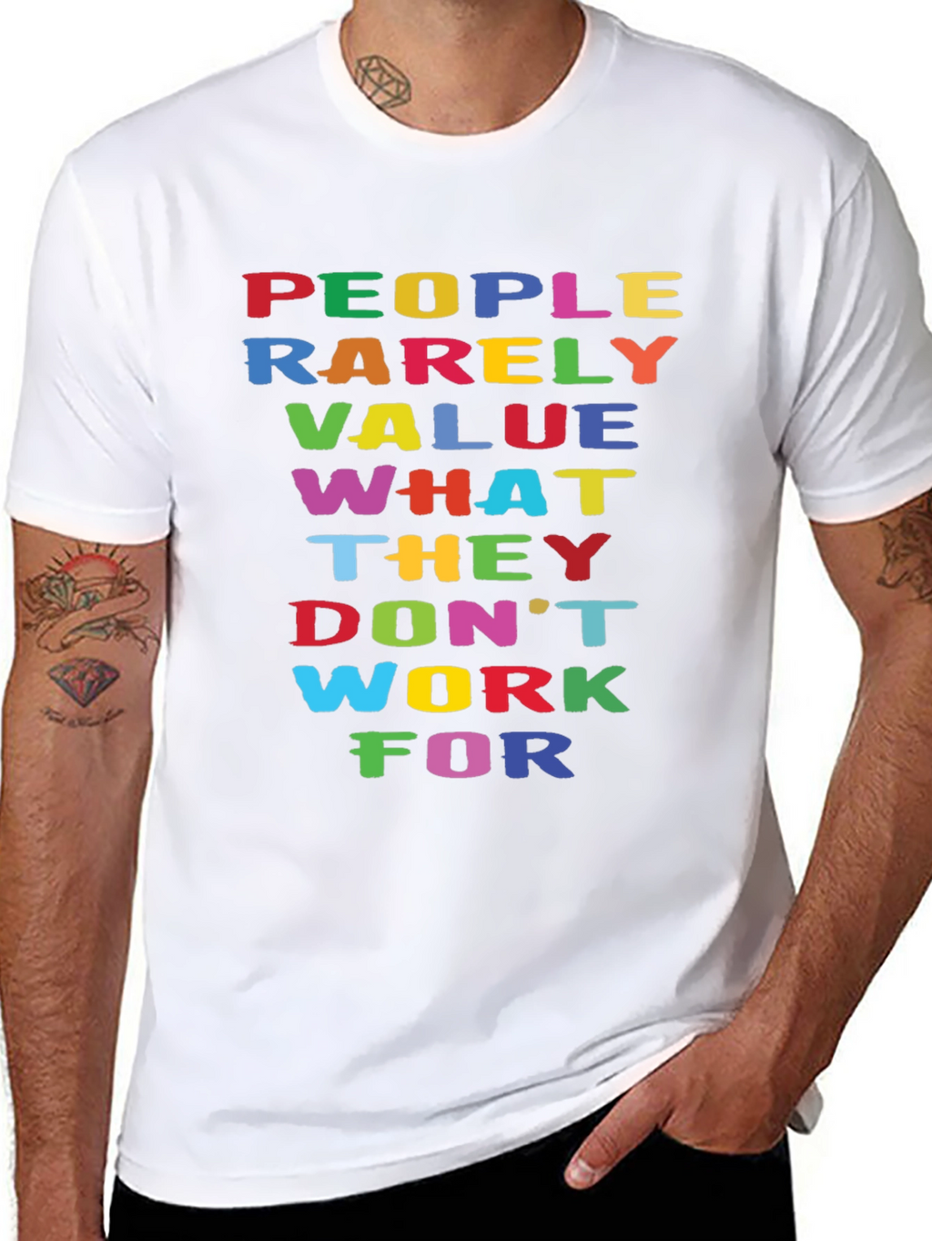 Motivational Quote Graphic T-Shirt