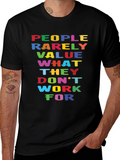 Motivational Quote Graphic T-Shirt