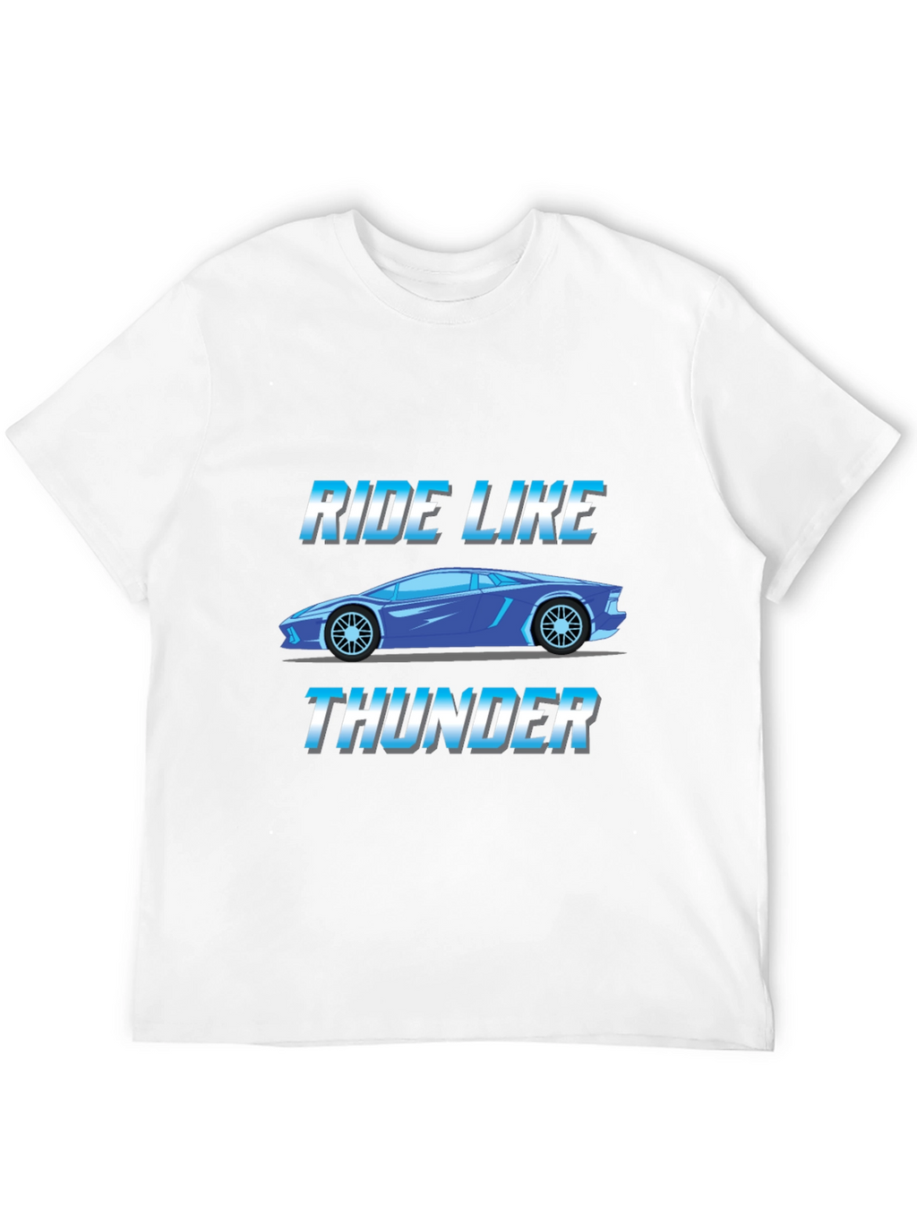 Ride Like Thunder Graphic Tee - Black