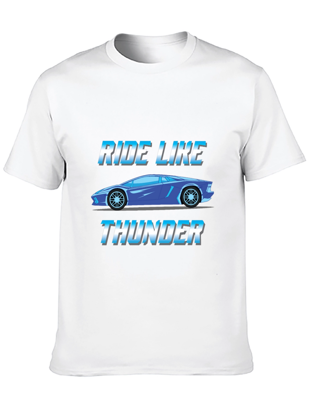 Ride Like Thunder Graphic Tee - Black