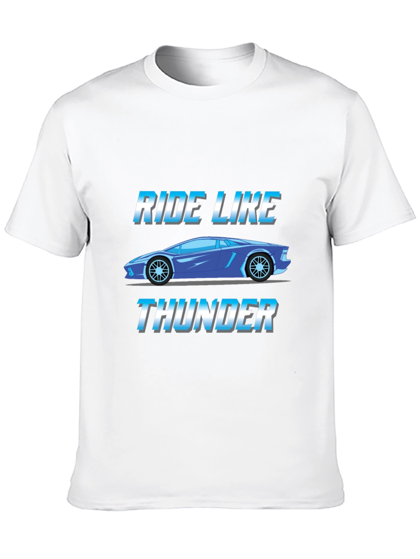Ride Like Thunder Graphic Tee - Black