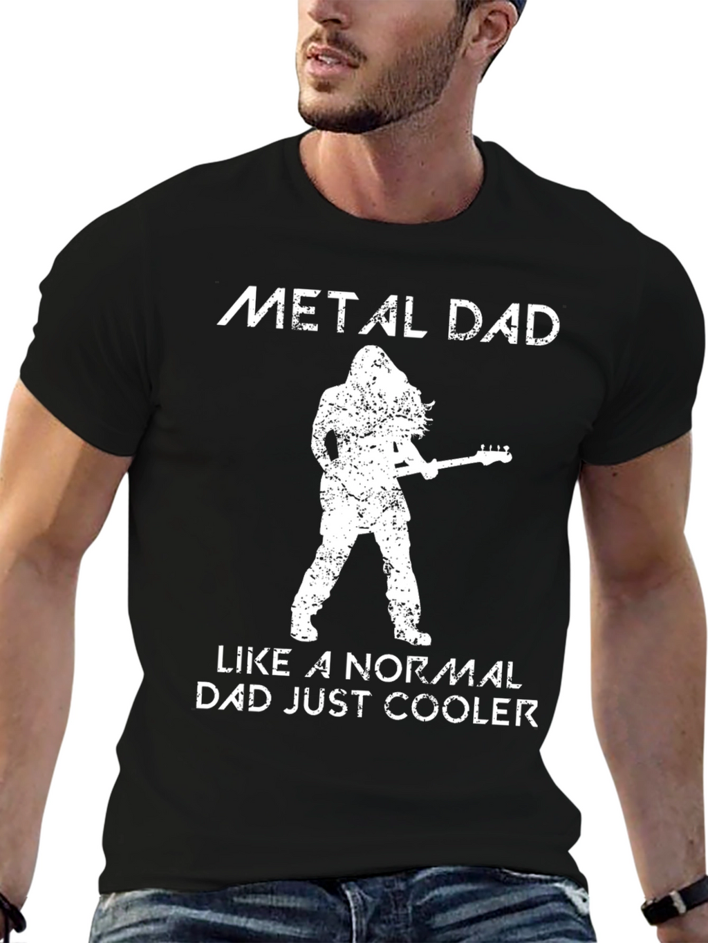 Metal Dad T-Shirt - Cool Dad Rocker Tee