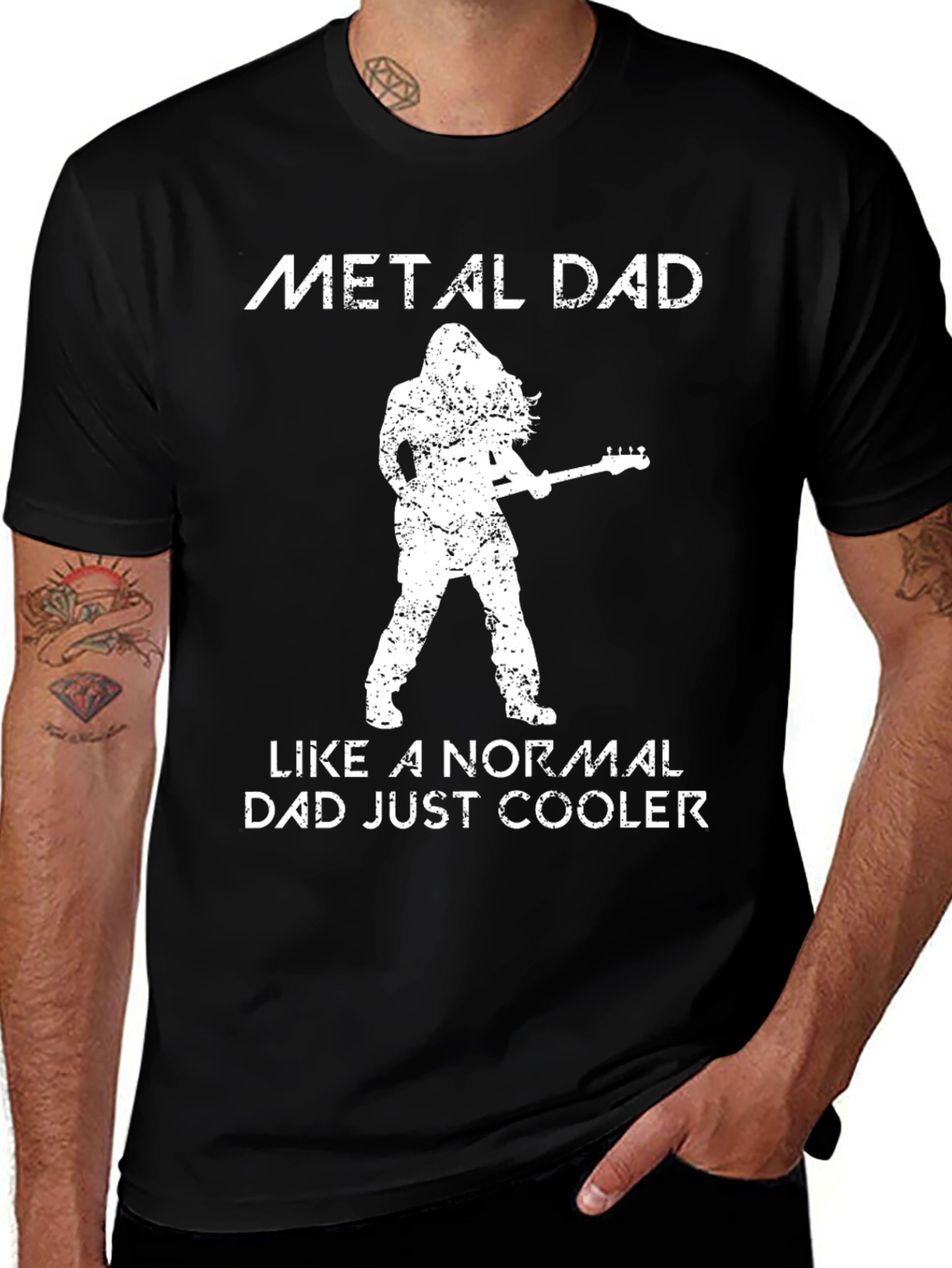 Metal Dad T-Shirt - Cool Dad Rocker Tee