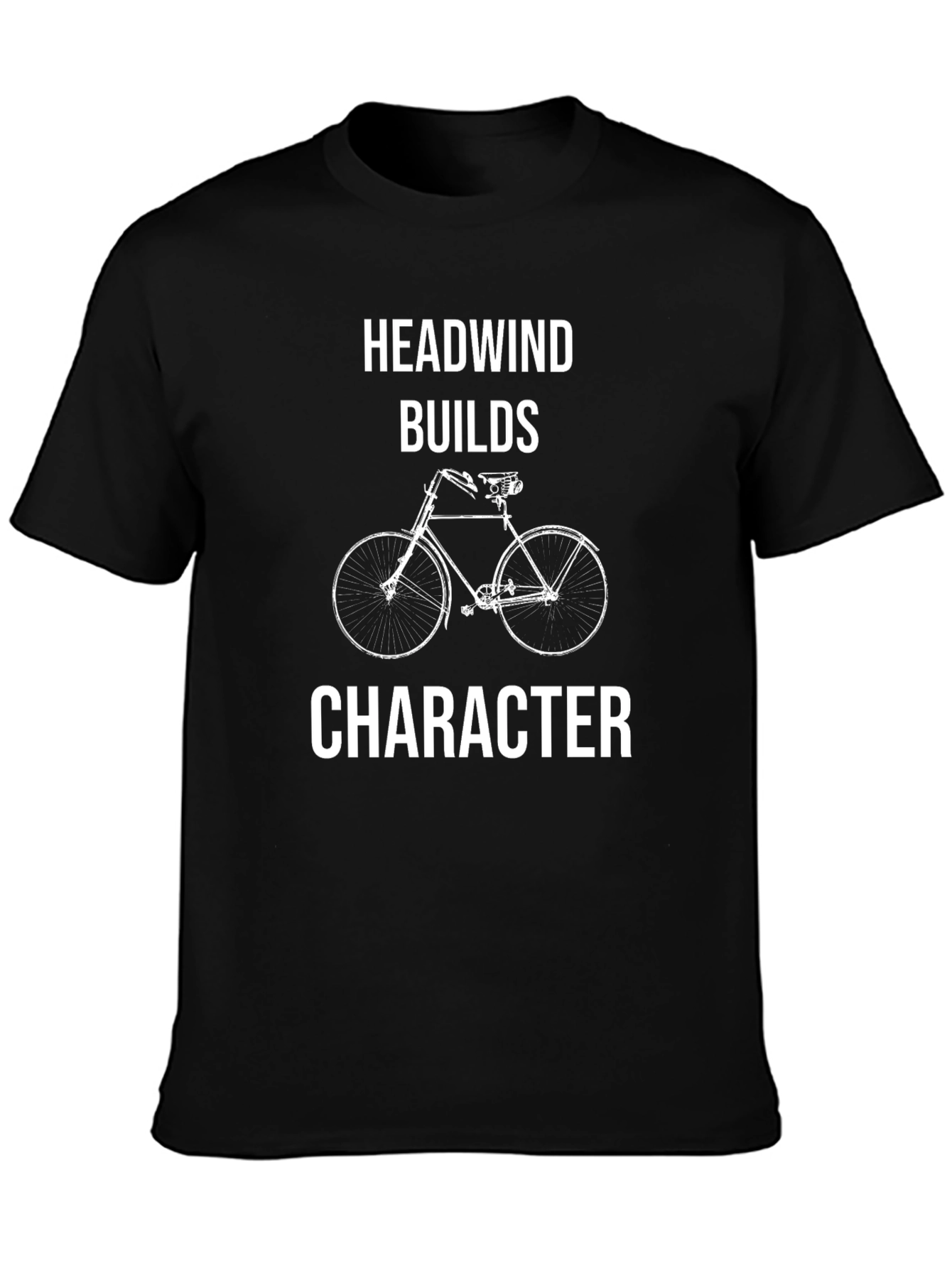 Headwind Builds Character Bike Graphic Tee