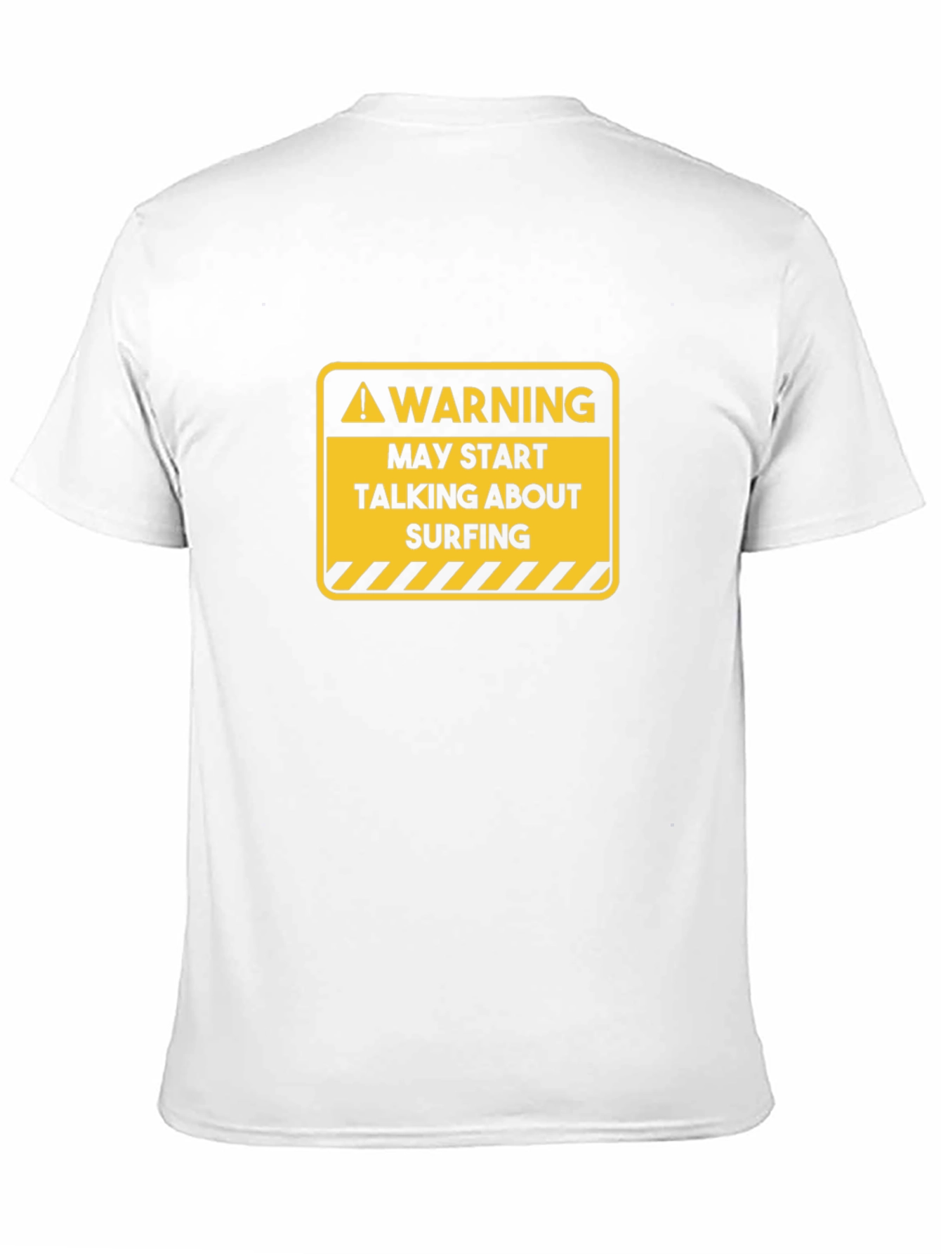 Warning Surfing T-Shirt -  Humorous Graphic Tee