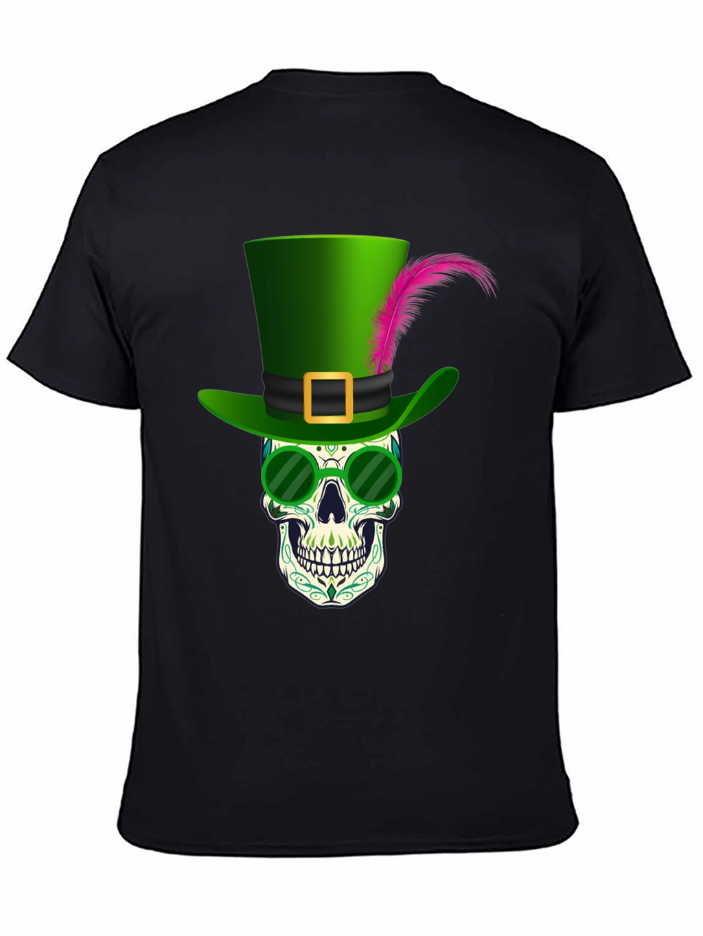 St. Patricks Day Skull Graphic Tee